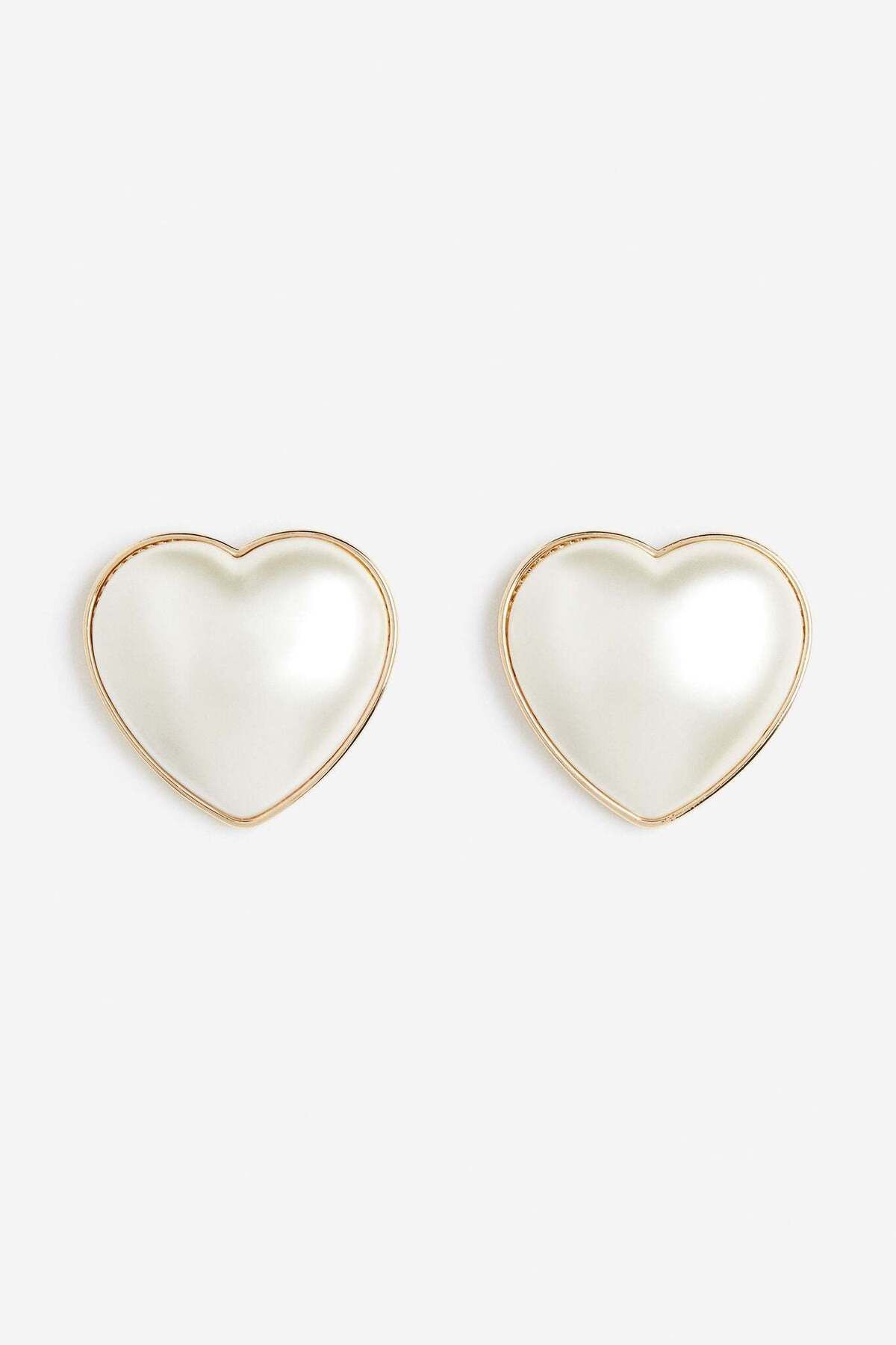 H&M-Heart-shaped earrings 1