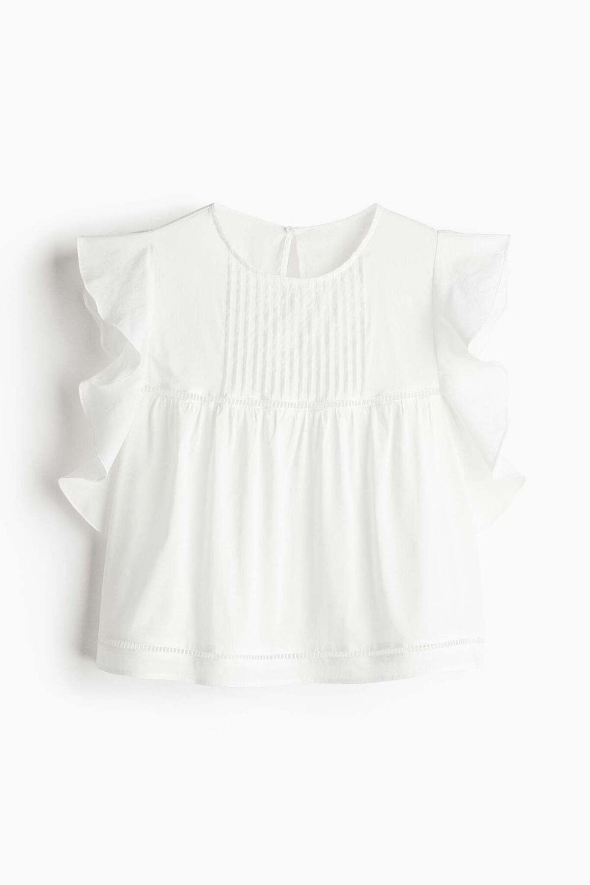 H&M-Flutter-sleeved blouse 5