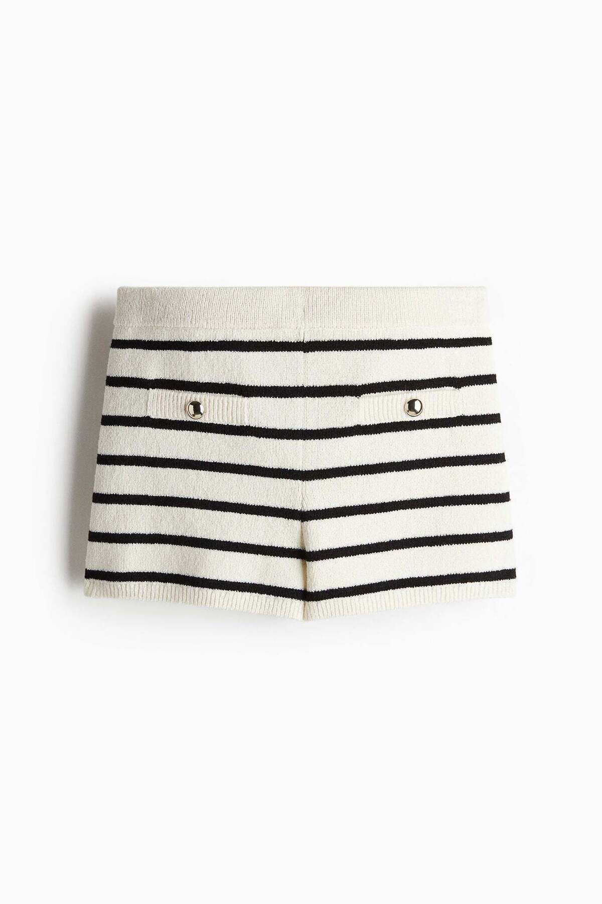 H&M-Knitted mini shorts 4