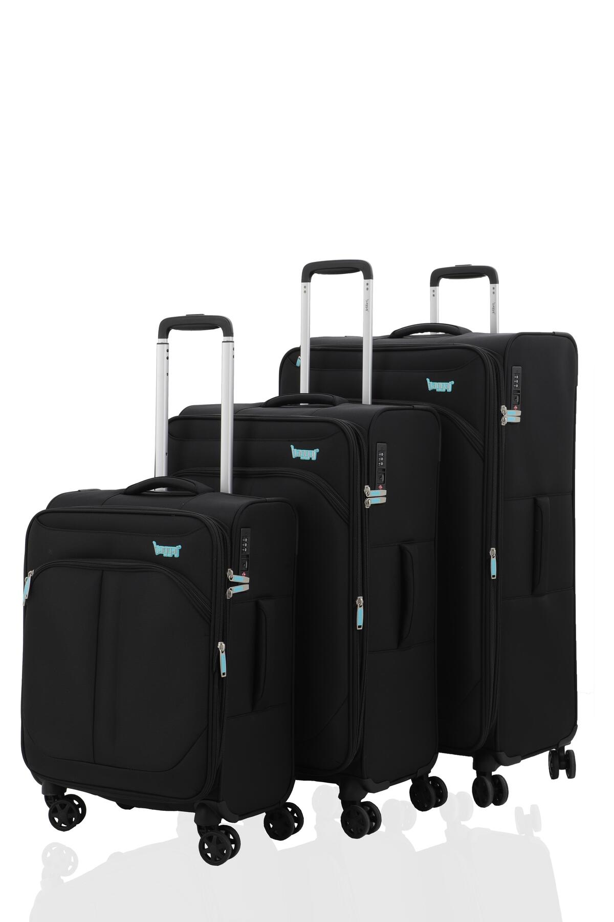 Baggaj V2411 SUPER LIGHT VALİZ BLACK SET - Fiyatı, Yorumları