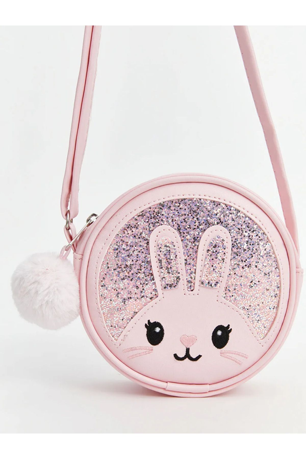 LC Waikiki-Lcw Accessories Pink Rabbit Printed Girls' Shoulder Bag 2