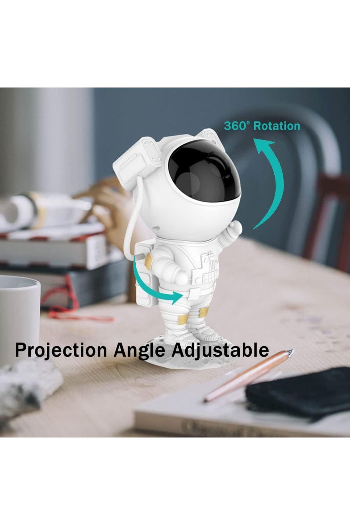 AWH-Astronaut Galaxy Light Projector  Space Buddy Night Light with Remote Control Timer 4