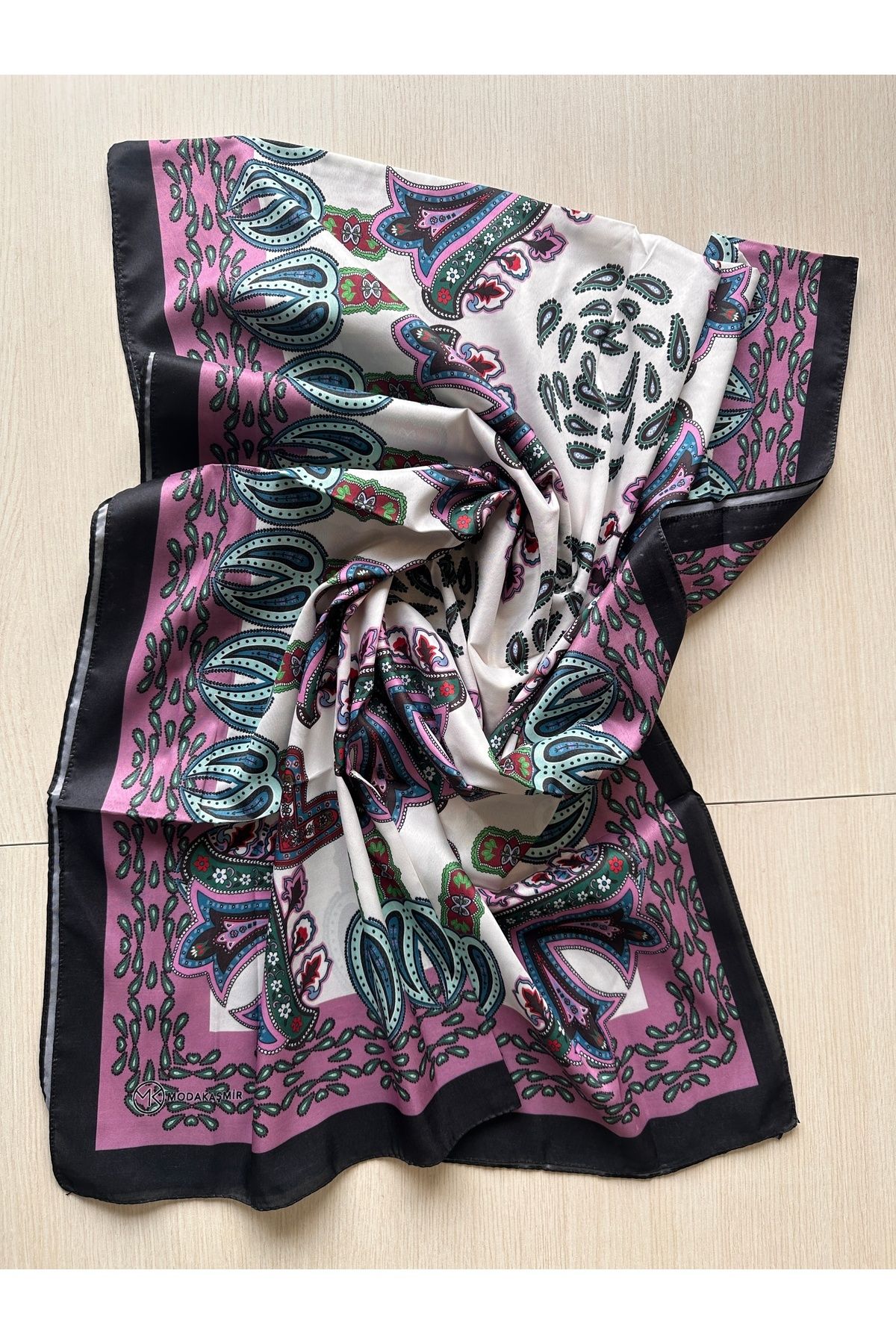 Modakaşmir-Modakaşmiş Soft Ethnic Shawl Pattern 1 Color 11 190X75 4