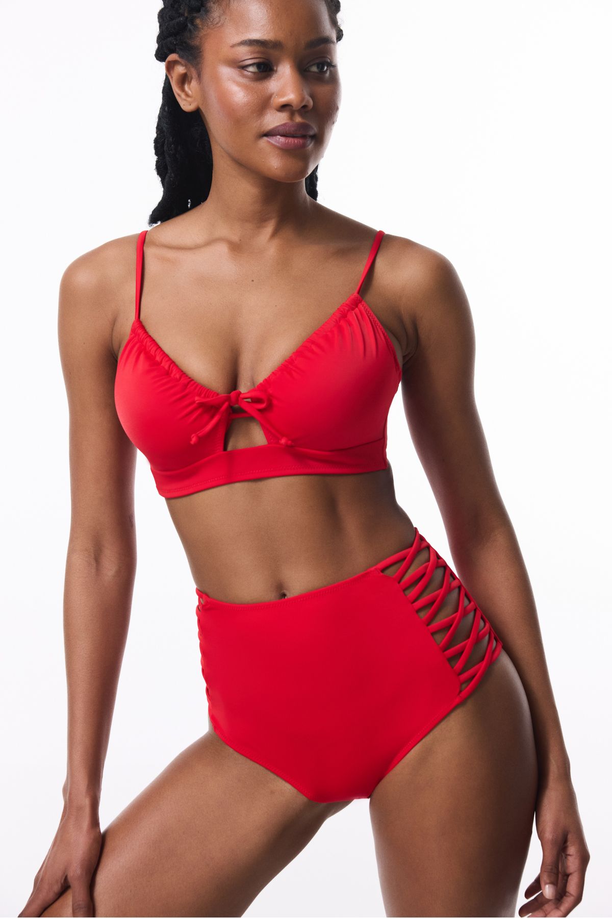 Penti-Front Opening Red Bikini Top 4