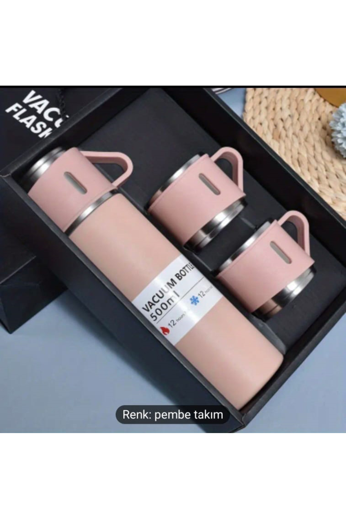 321 ÇELİK TERMOS 500ML 8139 3'LÜ SET