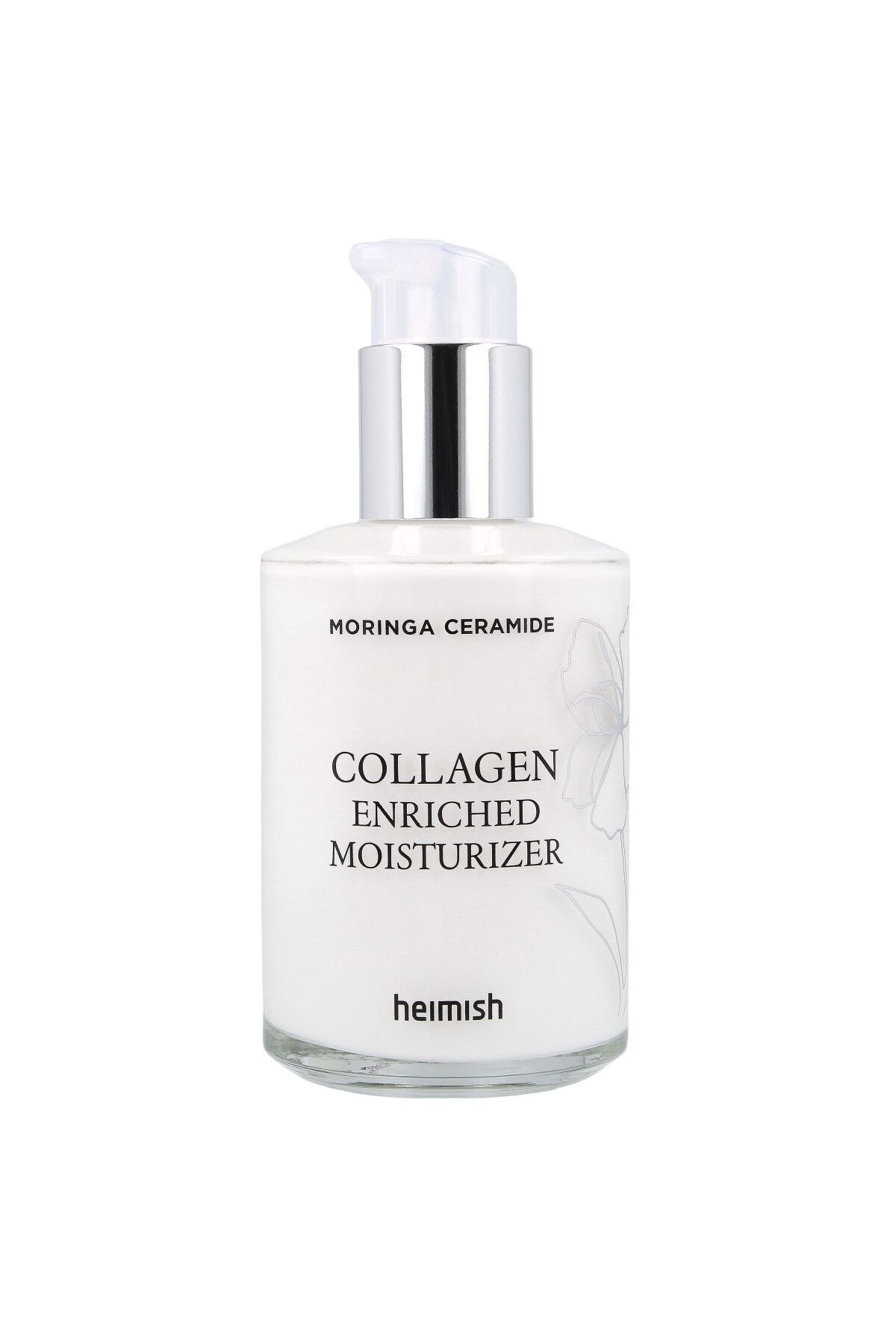 Heimish Crema Hidratanta Imbogatita Cu Colagen Moringa Ceramide 120 Ml - Emulsie Faciala Cu Ceramida - One Size