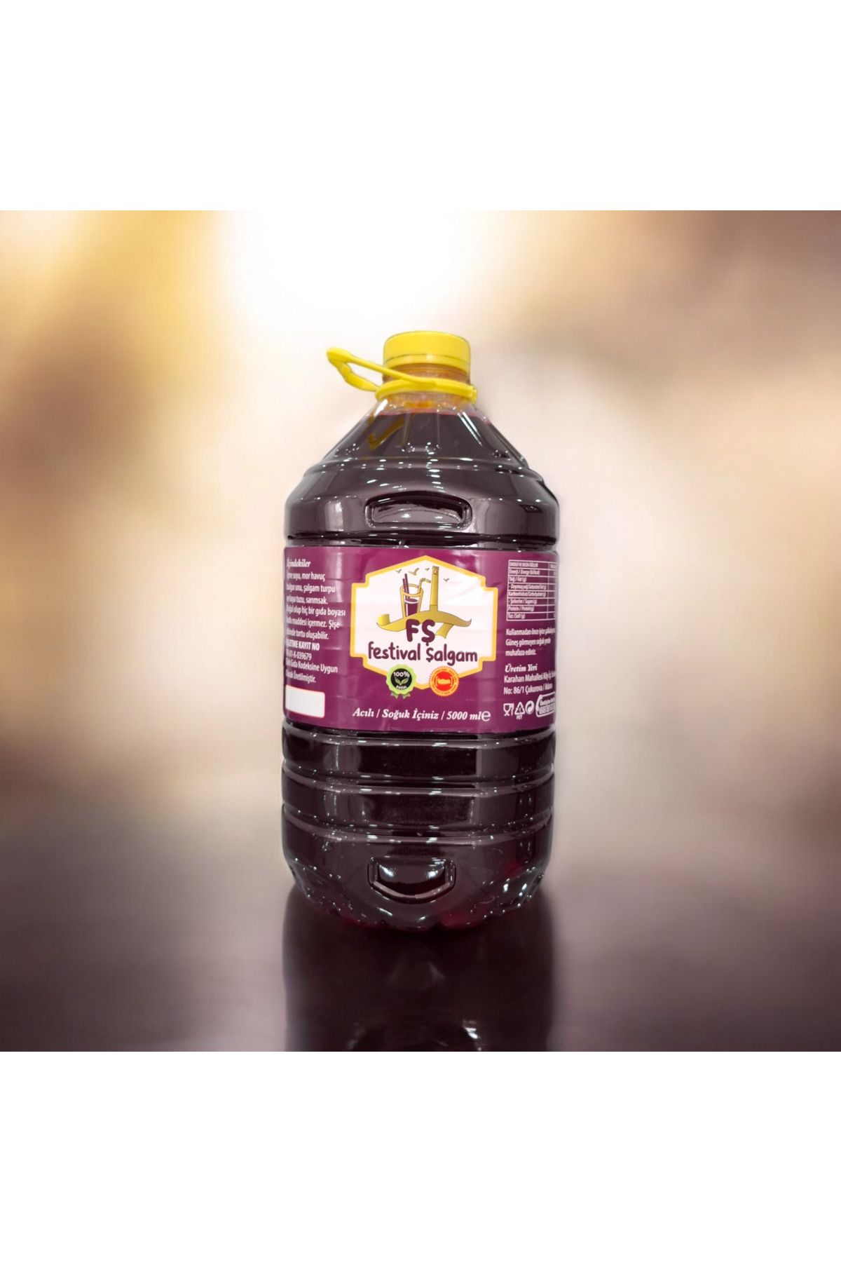 FŞ FESTİVAL ŞALGAM 1×5 Litre %100 Doğal Acısız Taneli Şalgam
