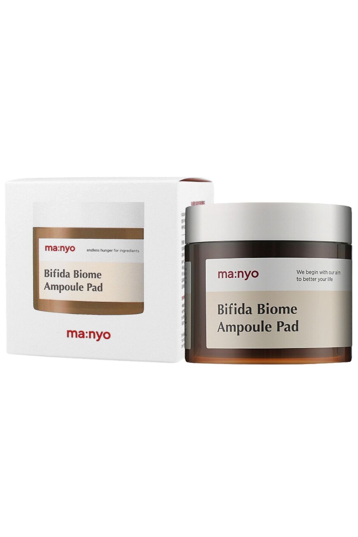 ma:nyo-Bifida Biome Ampoule Pad 70 pcs. - nourishing face pads 1