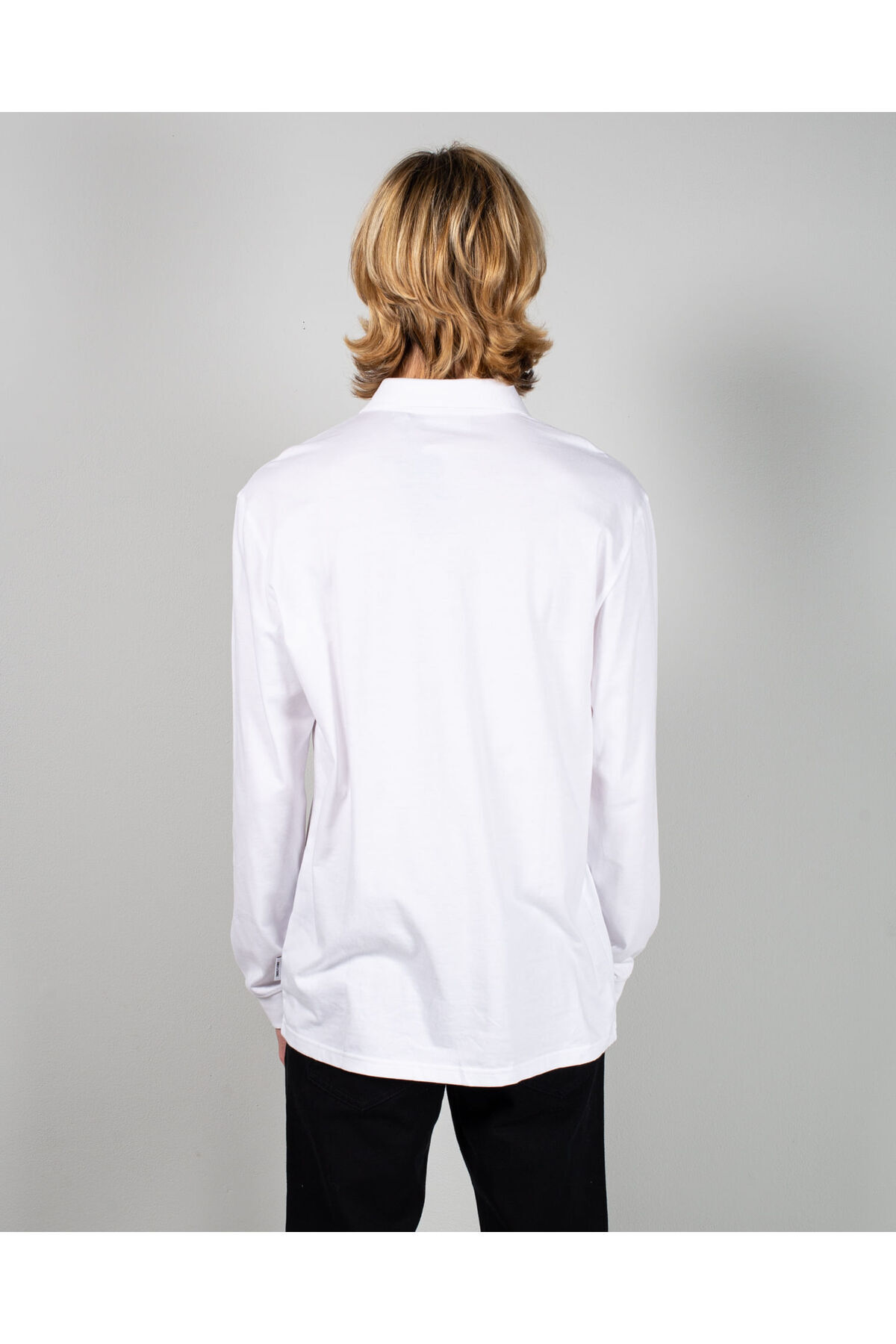 Miniprix-Cotton blouse with buttons at the base of the neck and elastic cuffs 24FPS10014 5
