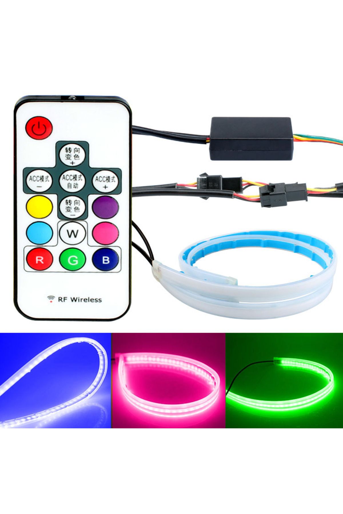 Techmaster-Headlight over Sliding Signal Daytime Led Led Controlled Rgb 60cm 3