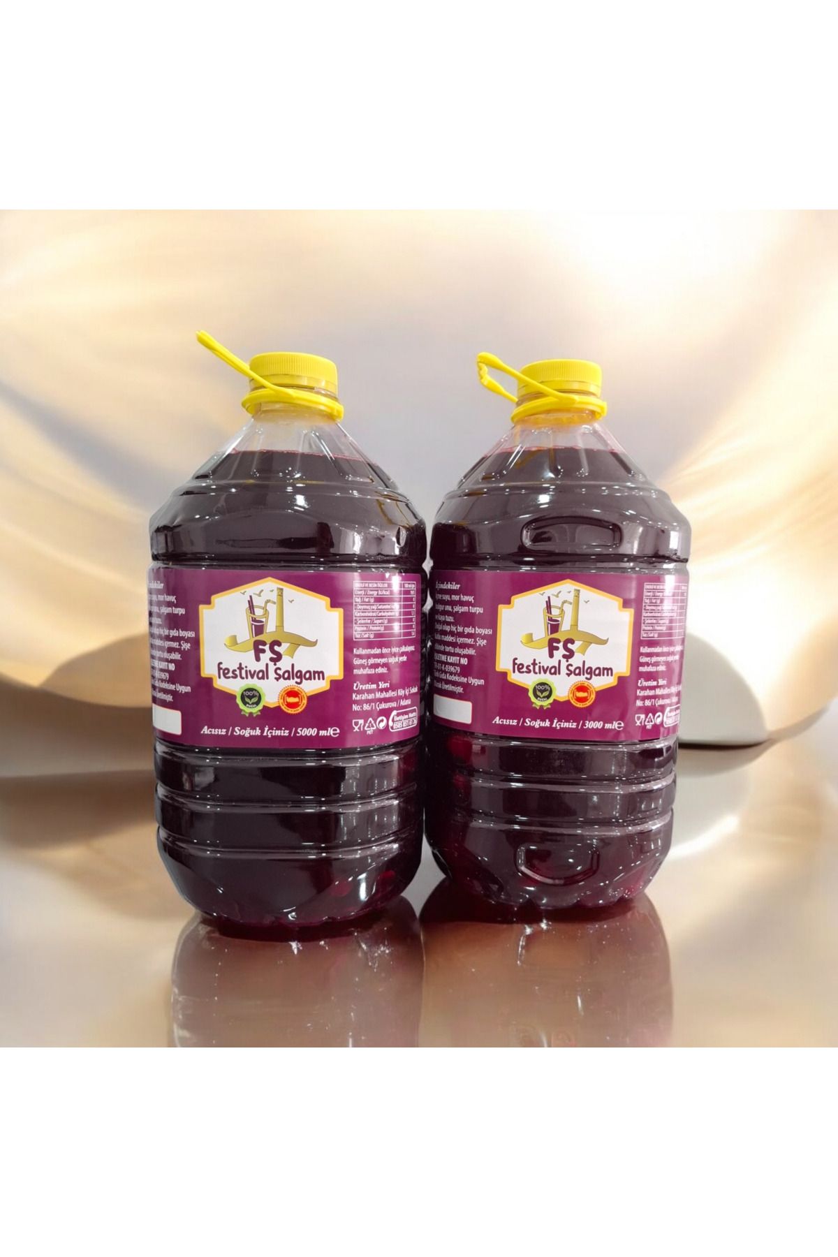 FŞ FESTİVAL ŞALGAM 2×5 litre %100 doğal acısız taneli şalgam