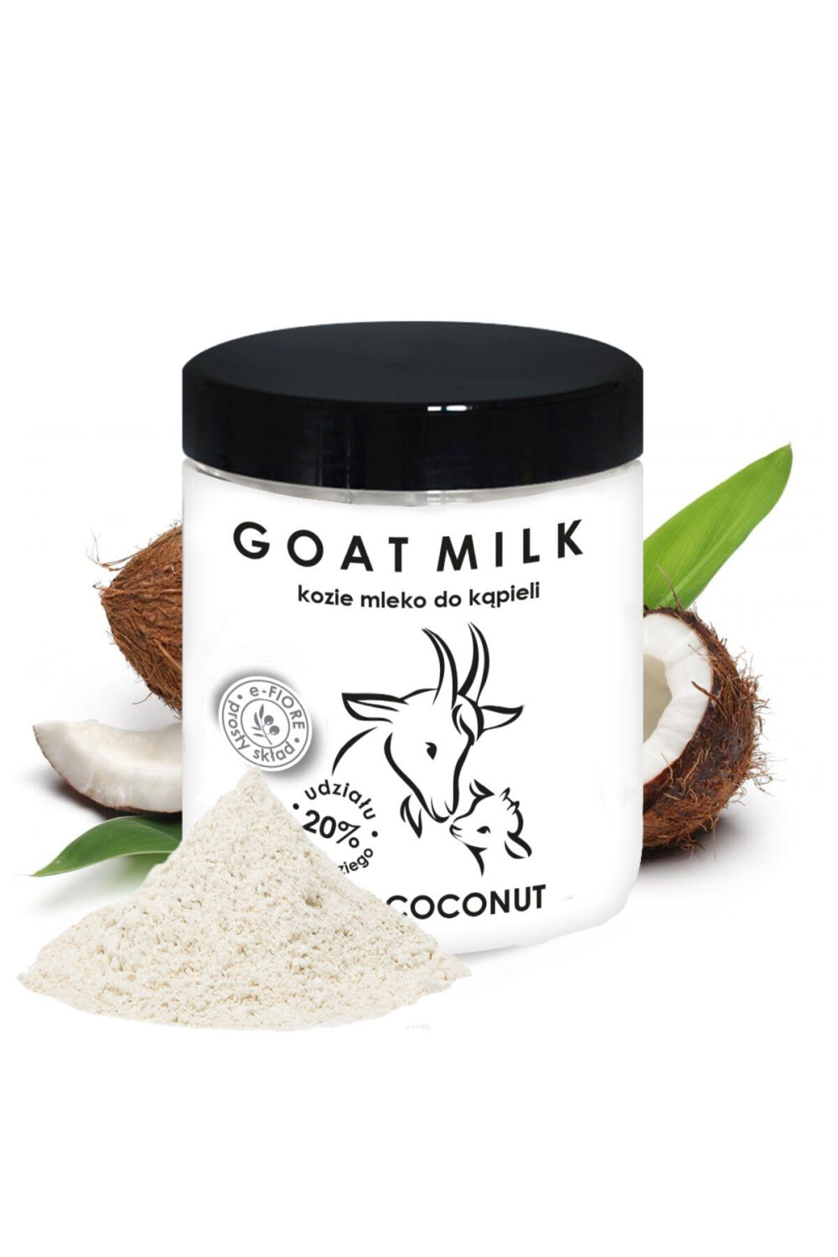 Other E-fiore Baie Cu Lapte De Capra Cu Colagen, Pantenol, Ulei De Jojoba Nuca De Cocos Dulce, 400 G - One Size