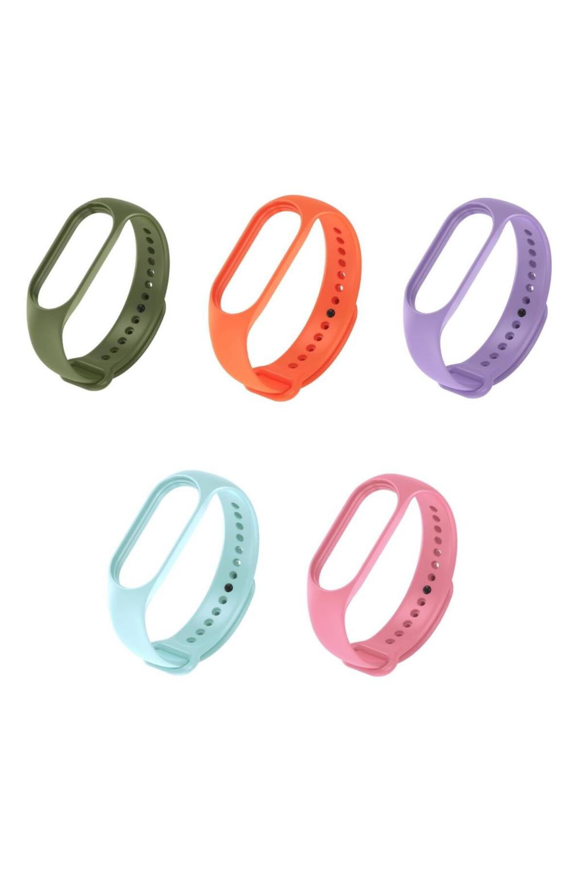Xiaomi Mi Band 5 6 7 Compatible Smart Bracelet Tme 5-Piece Set Cord Strap