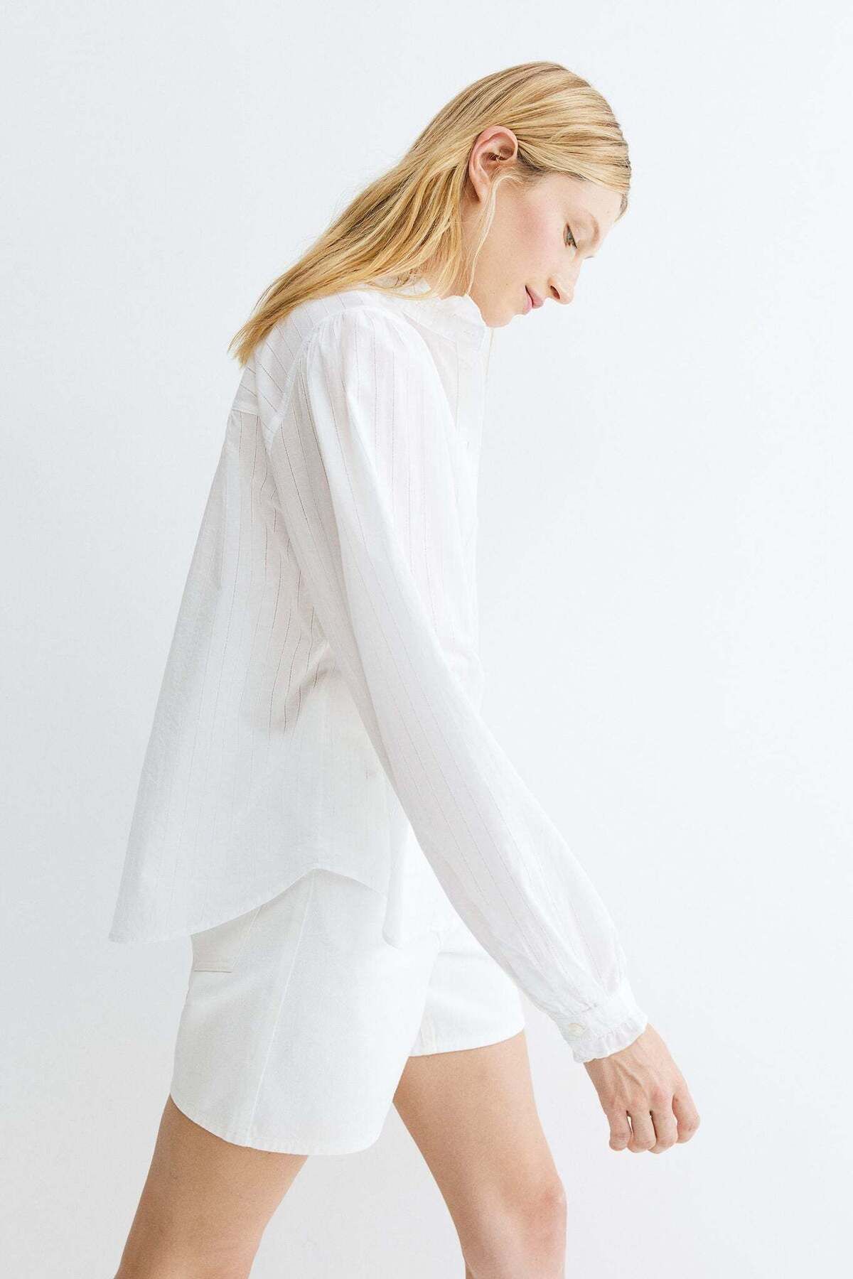 H&M-Frill-trimmed blouse 1