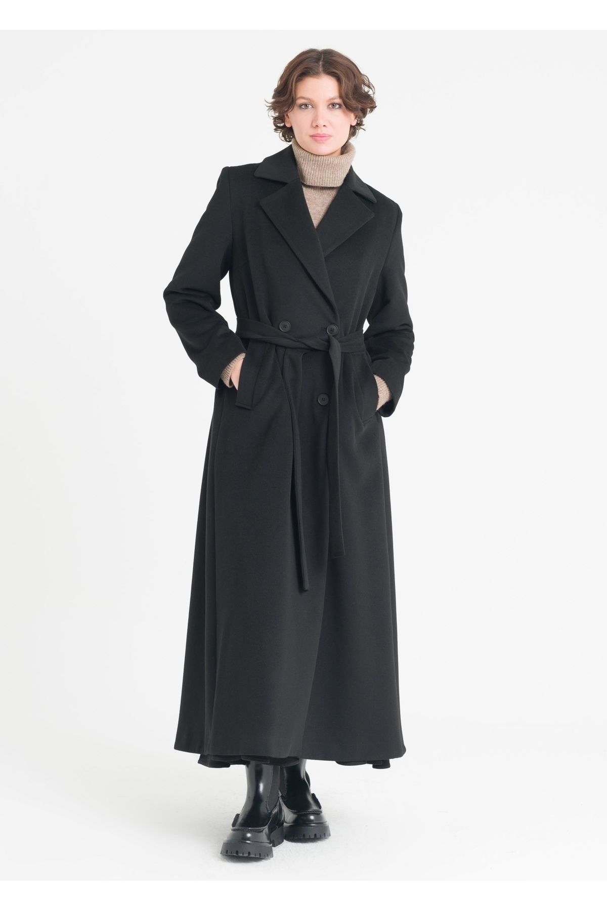 Armağan-Double Breasted Closure Coat 3