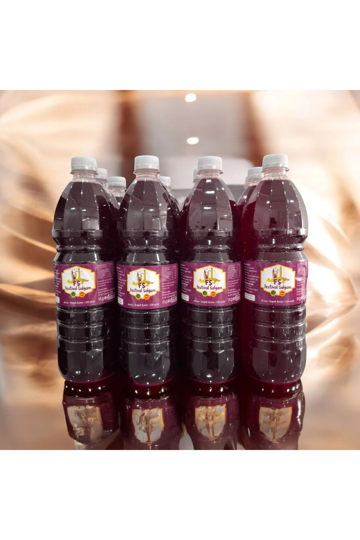 FŞ FESTİVAL ŞALGAM 12×1 litre %100 doğal acısız tanesiz şalgam