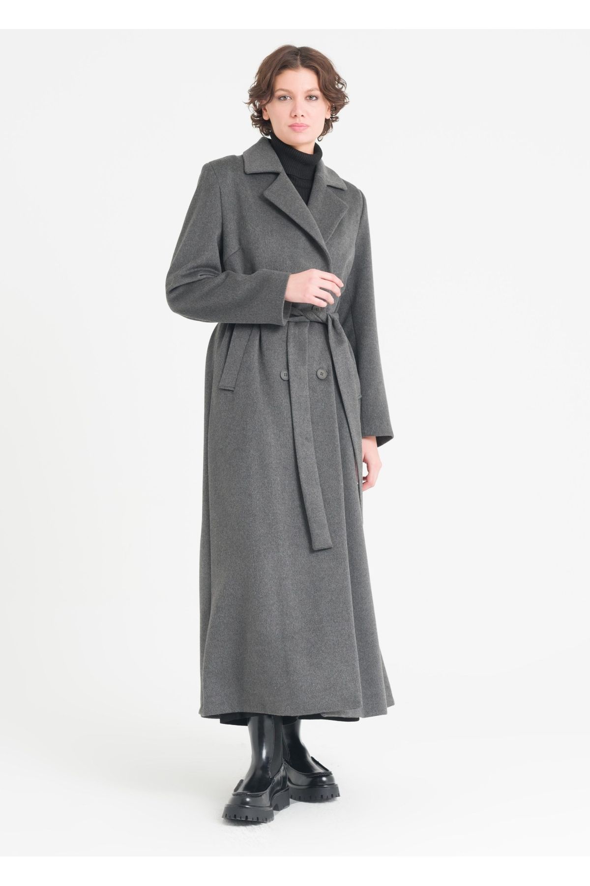 Armağan-Double Breasted Closure Coat 2