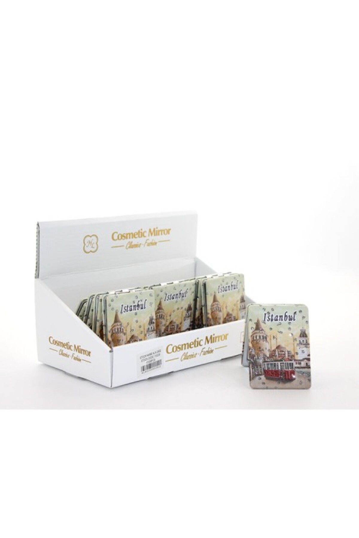 STARSTUFFS by BYA STARSTUFFS Taşlı İstanbul Tasarımı El Aynası İnce Model 15