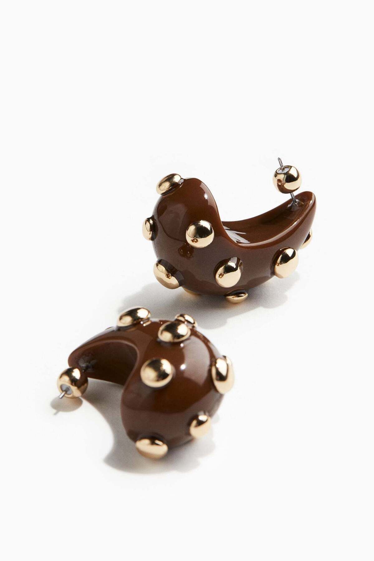 H&M-Studded dome earrings 5