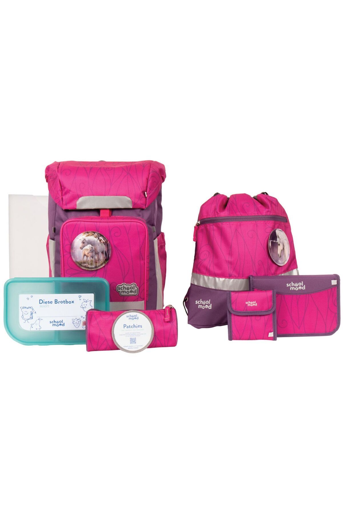 School Mood-Rebel Air+ School bag set 8-piece 1