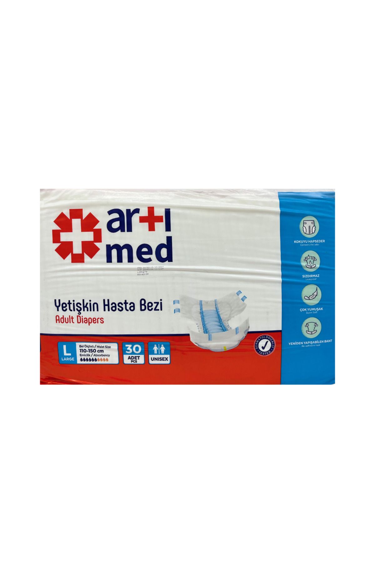 ARTİMED Artımed Hasta Bezi Yetişkin Large 30'lu