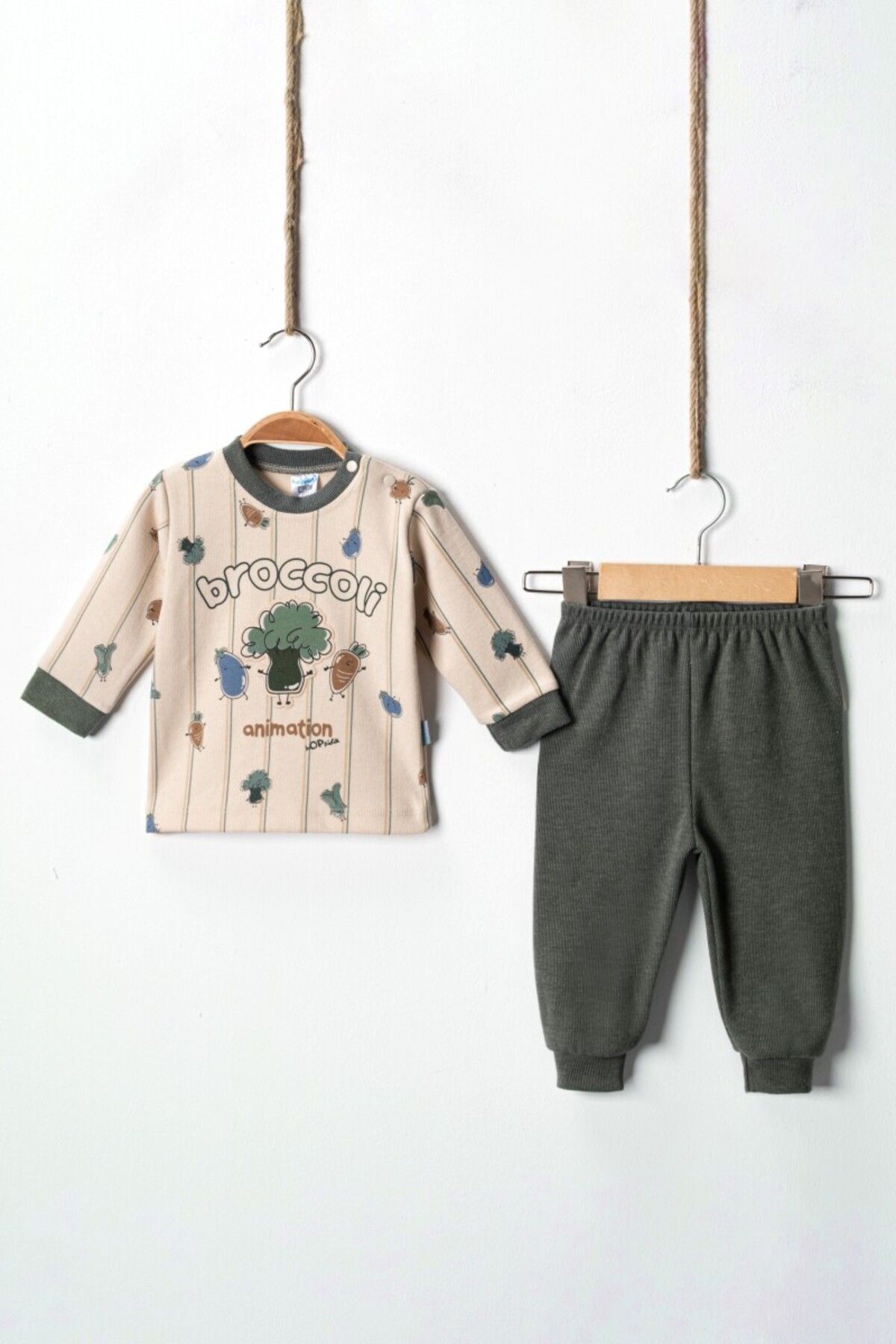 Hoppidik-Baby Boy Tracksuit Set 3-9 Months 1