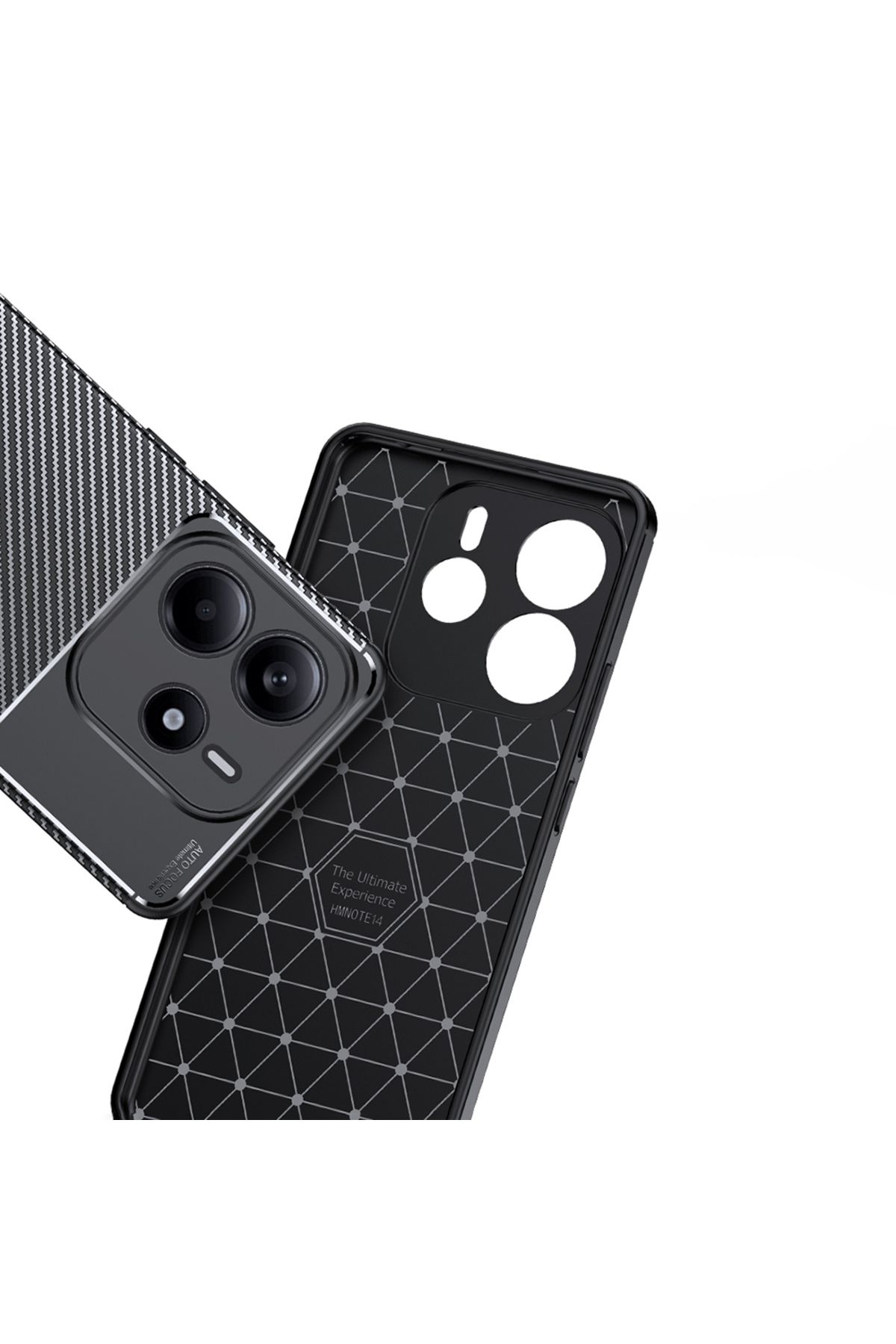 m.tk moveteck-حافظة Tecno Spark 30c مع حماية للكاميرا، نمط كربون بارز، غطاء زنجي واقي مقاوم للألوان 3