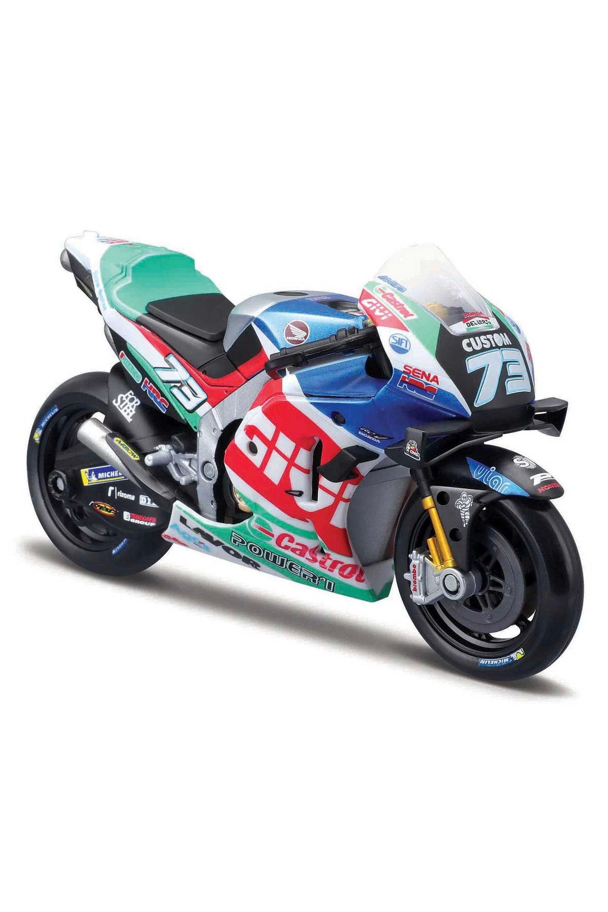 misan Maisto 1:18 LCR Honda 2021 Model Motosiklet