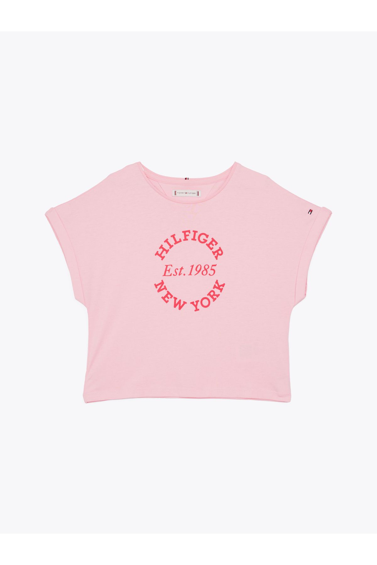 Tommy Hilfiger-Girls Pink T-Shirts 4