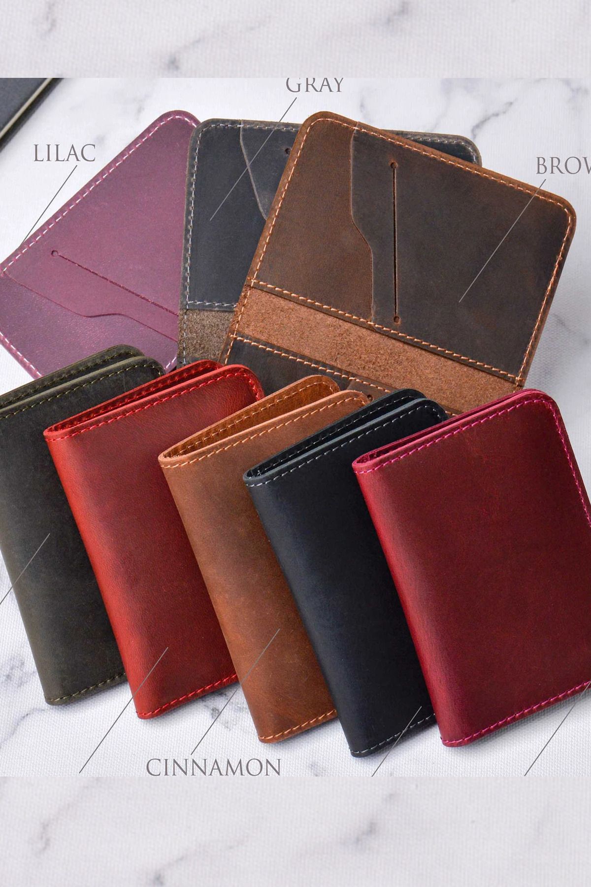 کیف پول مردانه و زنانه جکسون دست ساز با کاغذ چرمی واقعی NorthStyle