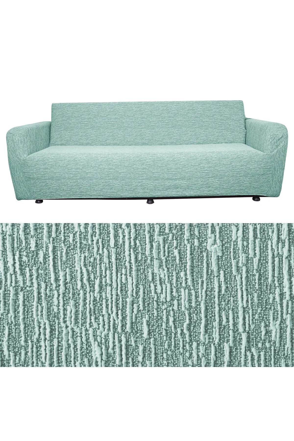 - Jacquard 3 3 Seater Sofa Cover | Seat Cover with Rubber | 2Seater Sofa Cover Set