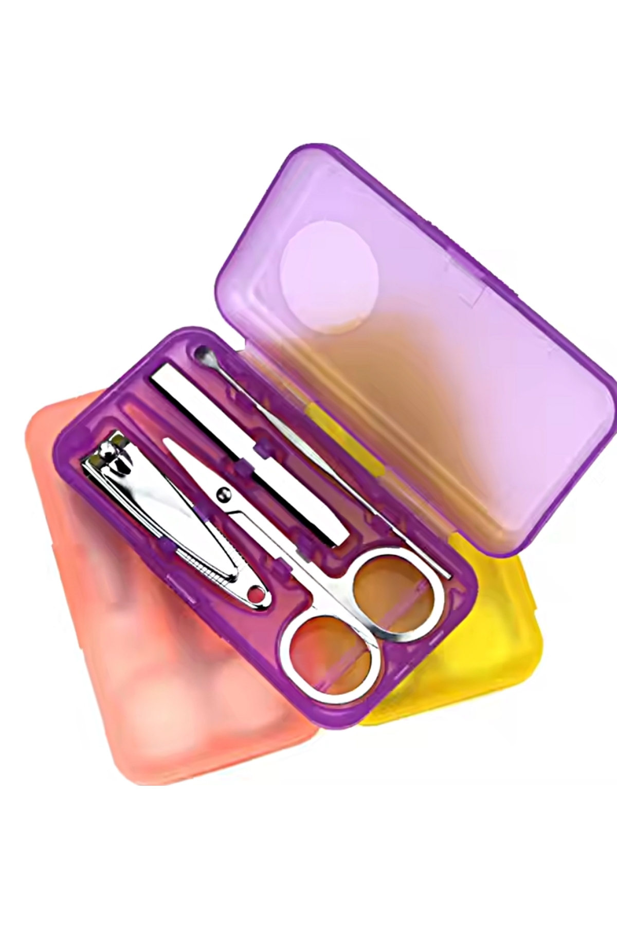 4'lü Set Manikür Pedikür Seti Mini Boy Seyahat Bakım Seti - El Ayak Bakım seti Mini Kutulu — 4lü manikür set_ E_Y NEW — تصویر 2 از 7