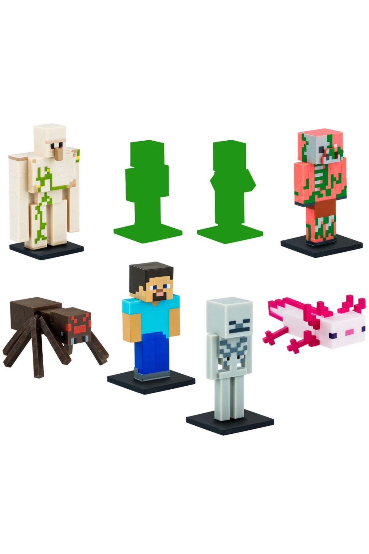 misan Minecraft 3D Figür Kalem Başlığı Toppeez 8'li