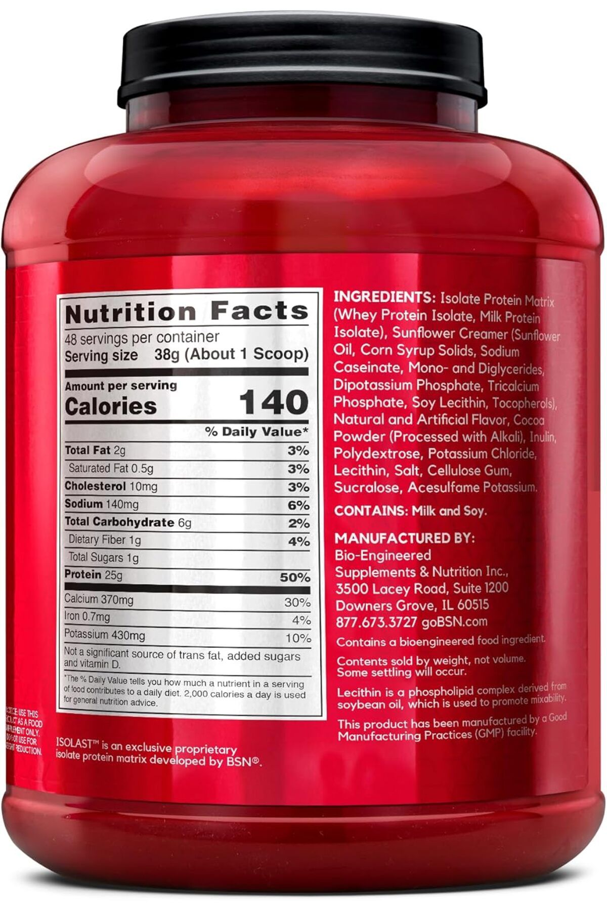 BSN-Syntha 6 Isolate, Chocolate Peanut Butter, 4 LB 2