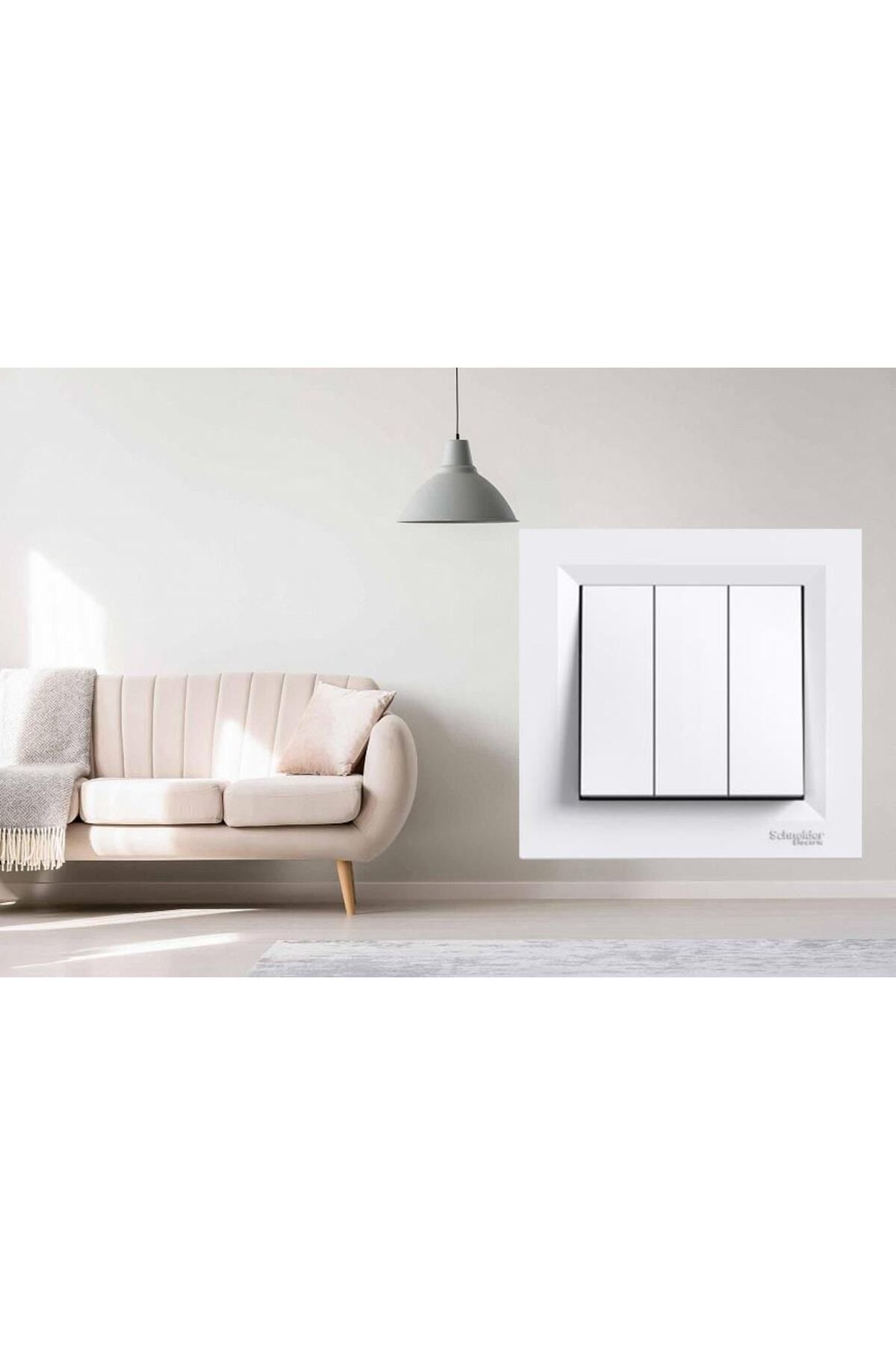 Mikasso-Asfora White Triple Key - Framed Key 5