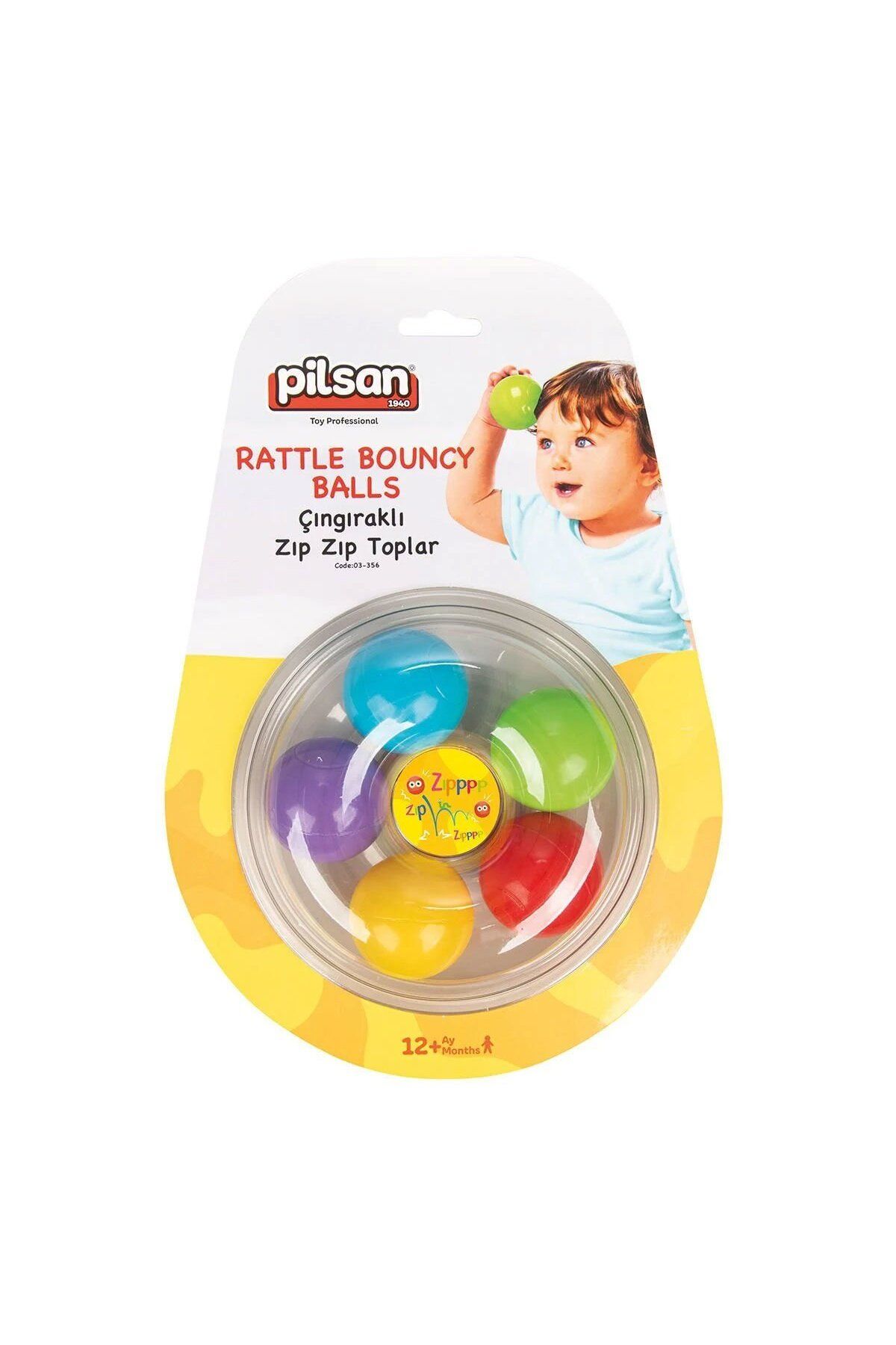 misan 03 356 Çıngıraklı Zıp Zıp Toplar -Pilsan