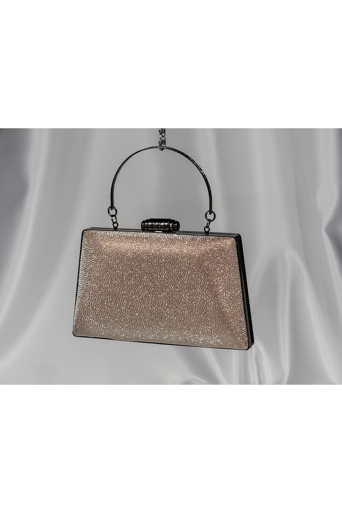 Store Gold Simli Kutu Abiye Çanta görsel 6
