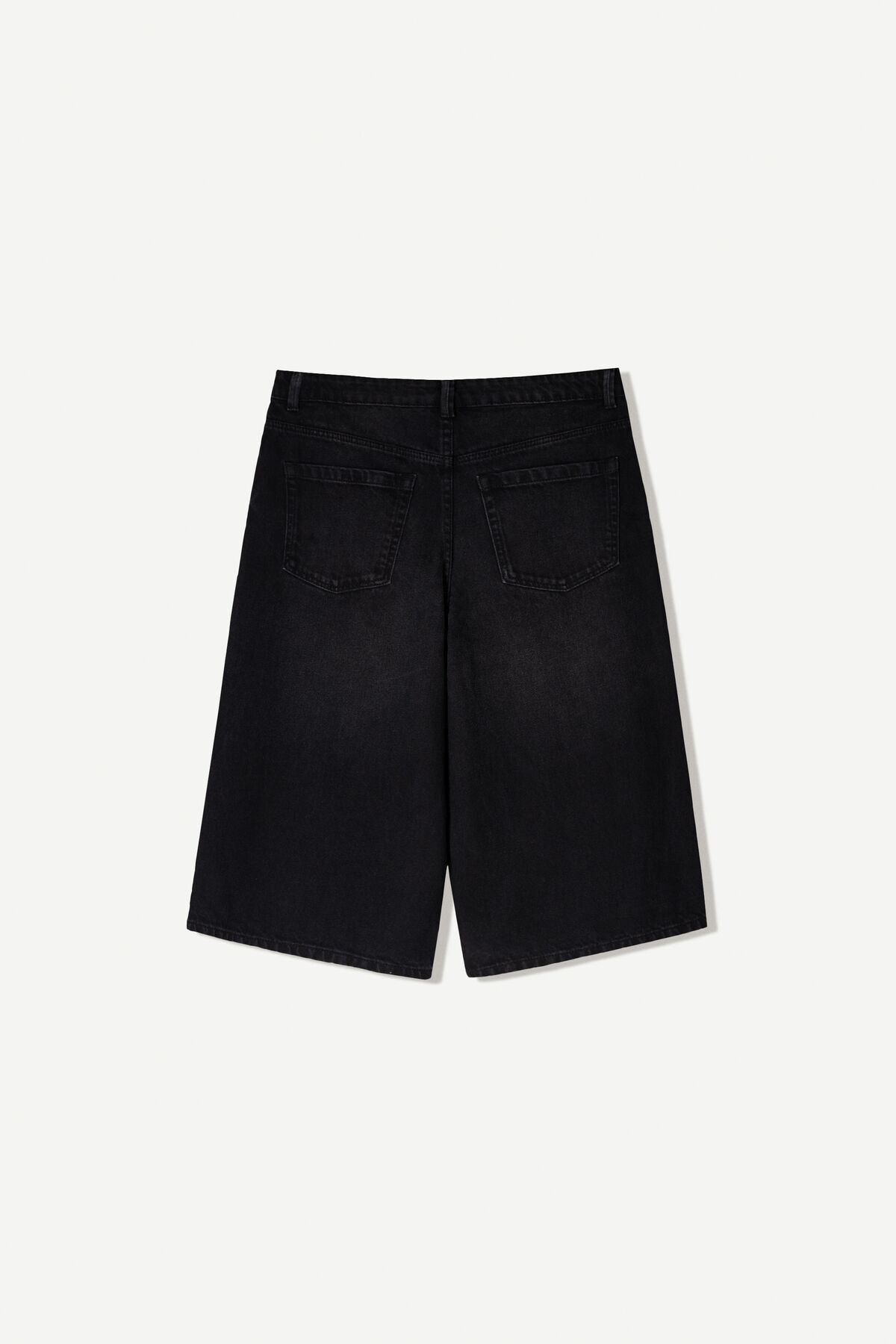 Bershka-Baggy denim Bermuda shorts 5