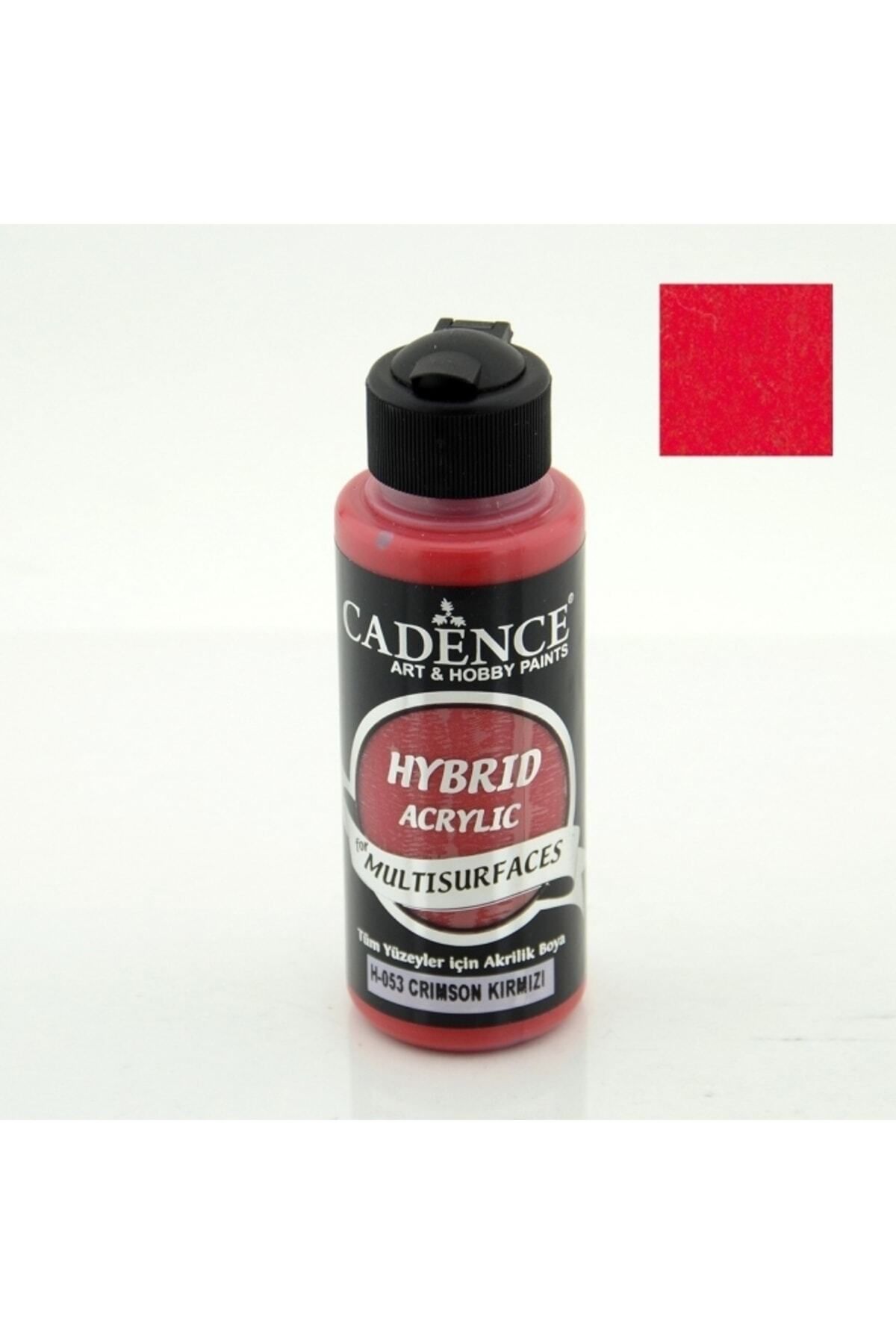 Cadence Boya Hybrıd Akr. Multısurfaces H-053 Crımson Kırmızı 120ml