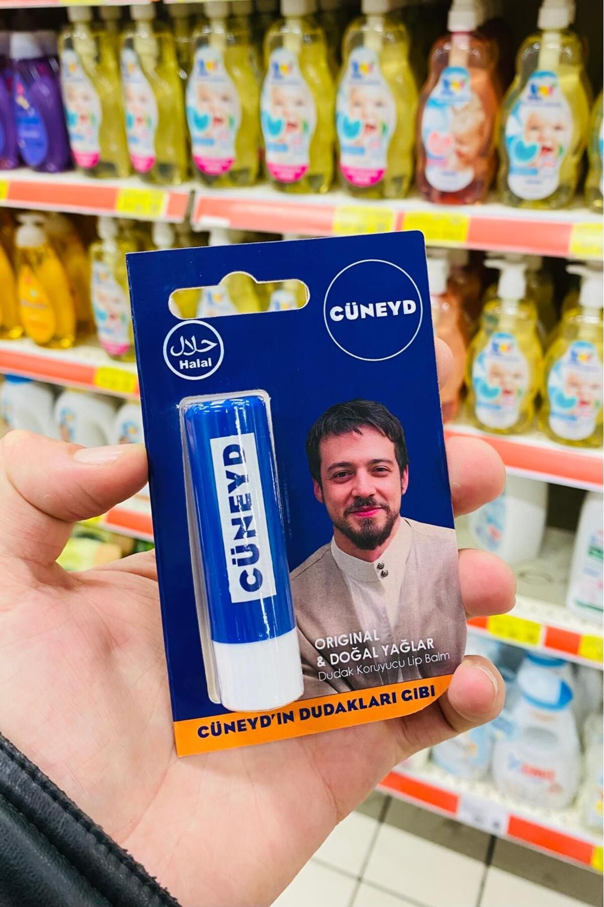 HOPENA Cüneyd Efendi Ambalajlı Lip Balm Dudak Nemlendirici Krem