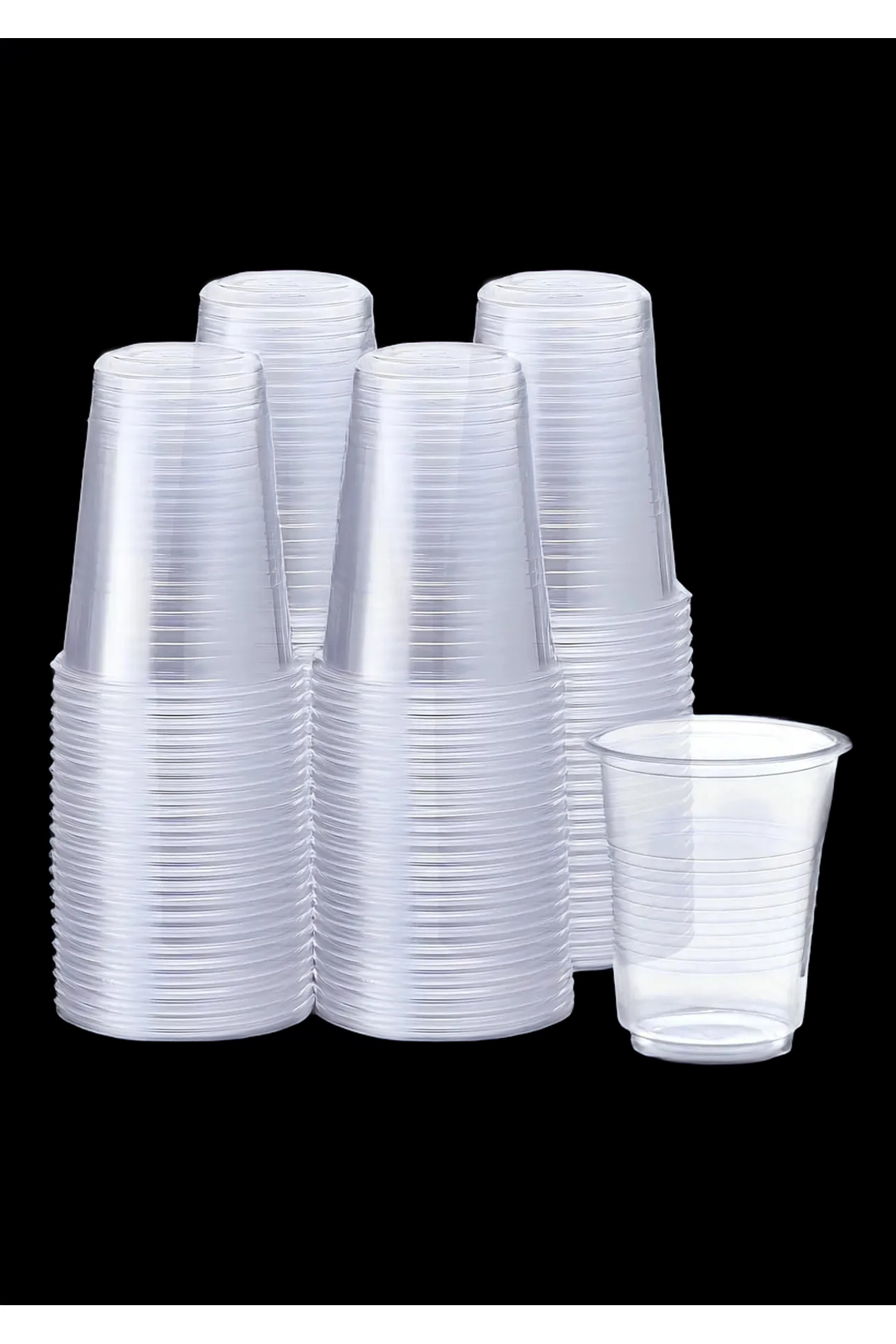 500 Adet Plastik Bardak Şeffaf Otomat Bardağı 180 cc Pet Bardak — Koksal Pack — Plastik Bardak (3)