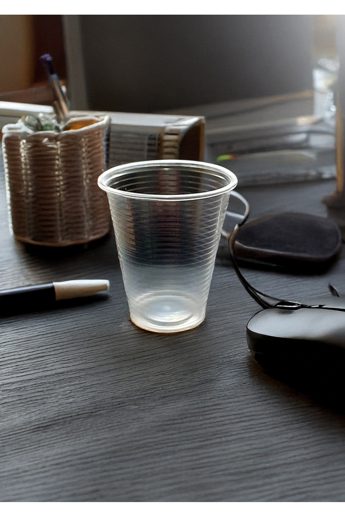 100 Adet Plastik Bardak Şeffaf Otomat Bardağı 180 cc Pet Bardak — Koksal Pack — Plastik Bardak (2)