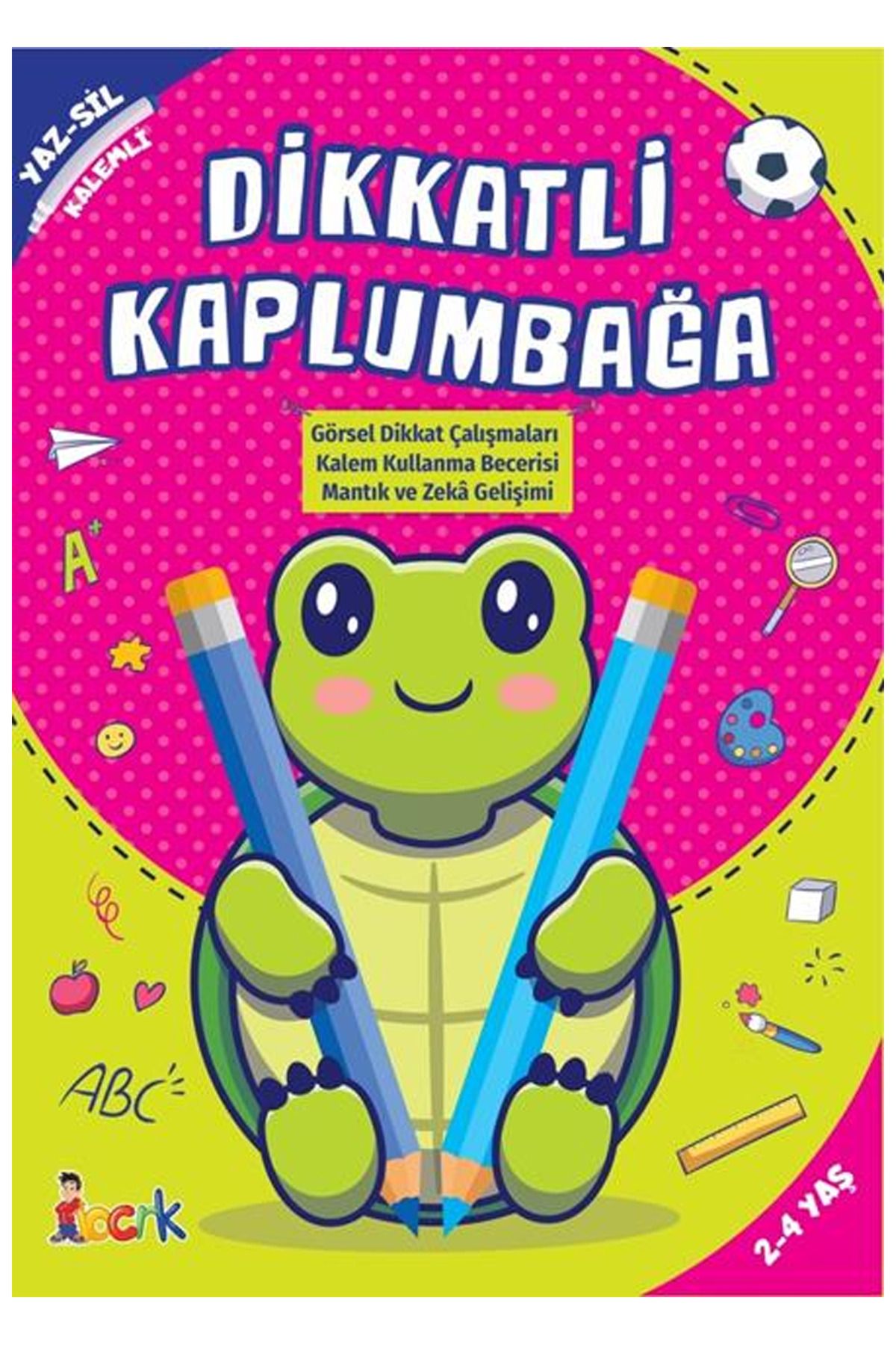 Easy Tedarik Yaz-Sil Kitapları Dikkatli Kaplumbağa