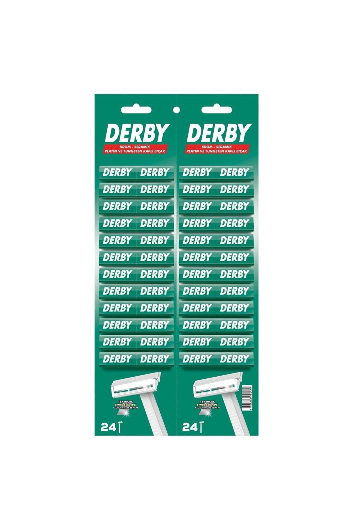 Easy Tedarik Derby Tek Bıçak Kartela 48'li