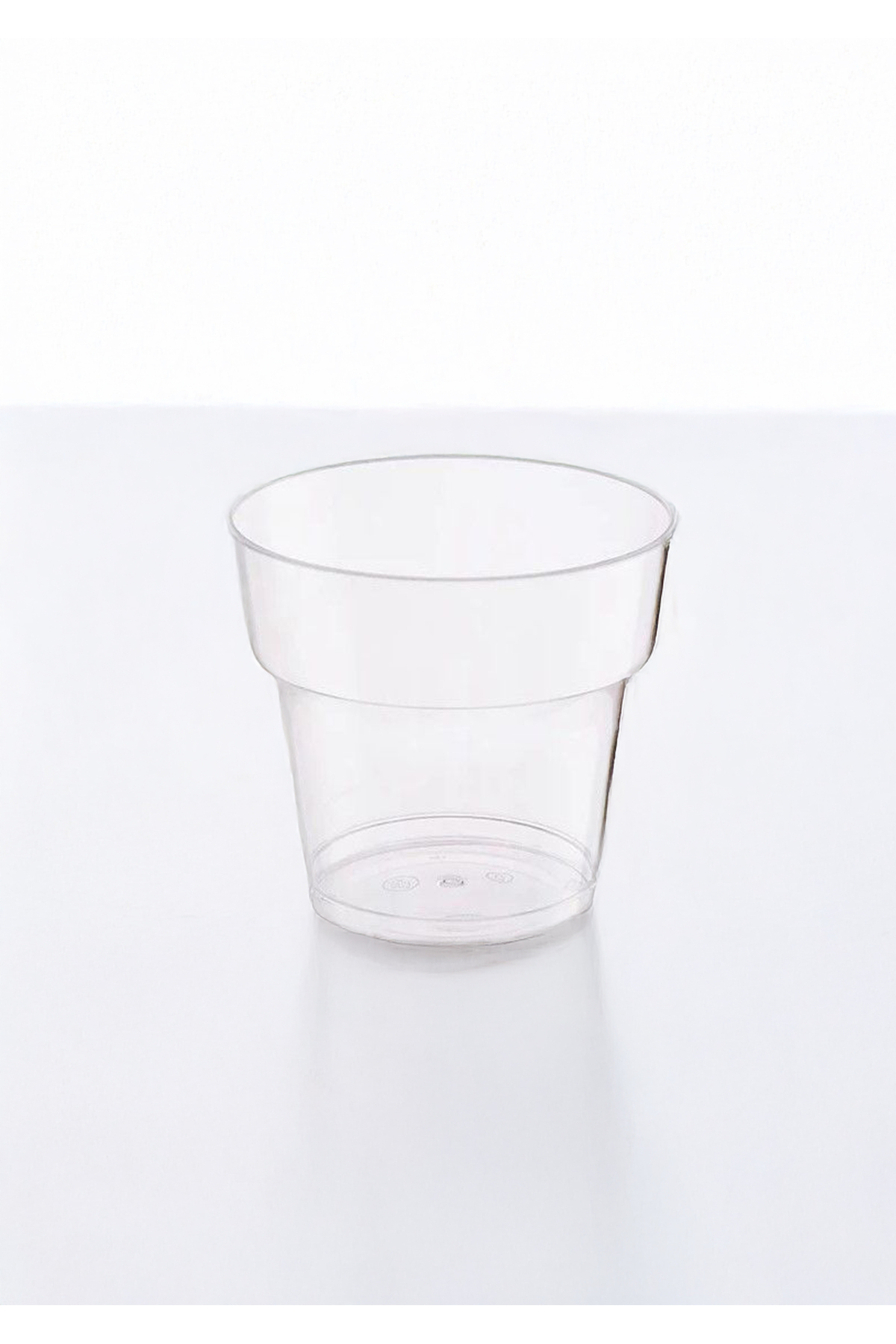 Roots 25 Adet Kristal Sert Plastik Şeffaf Pet Bardak 180 CC — Koksal Pack — Plastik Bardak (2)