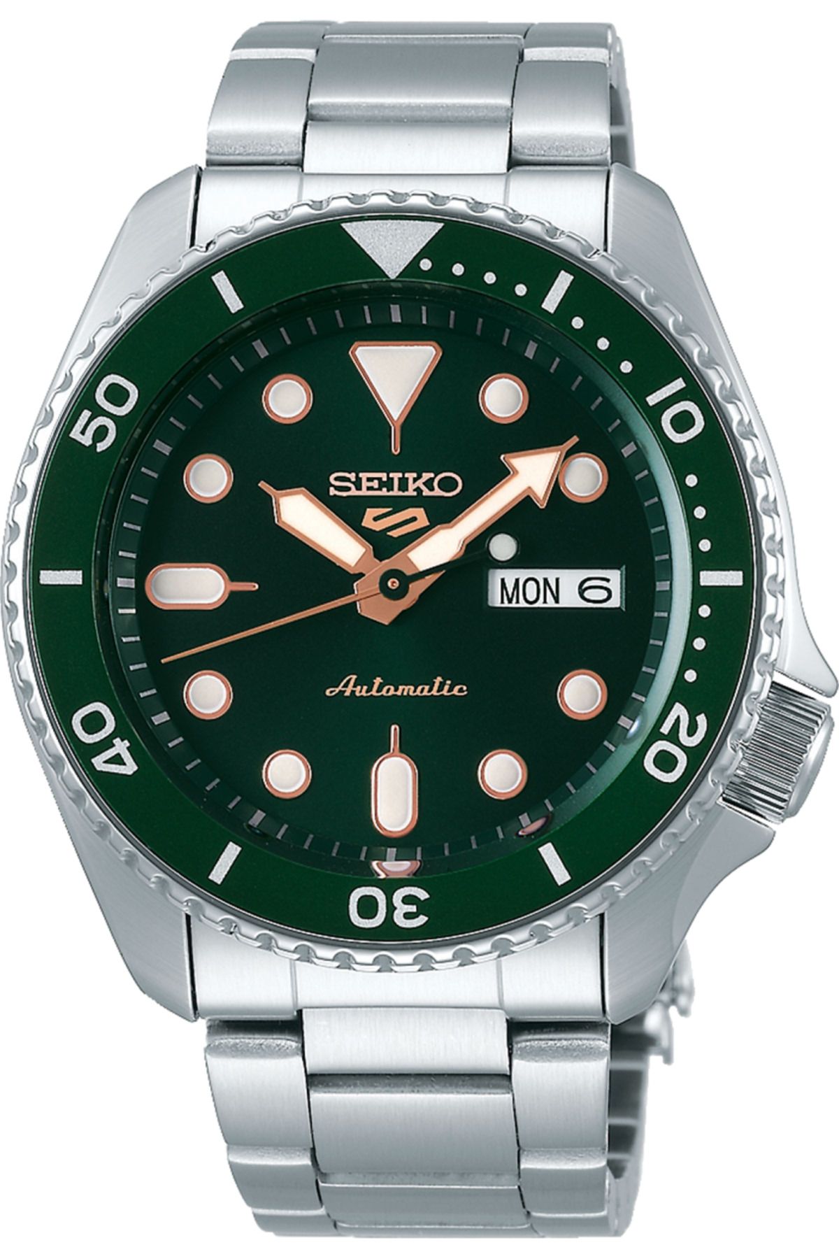 Seiko-5 ساعة يد رياضية أوتوماتيكية للرجال Srpd63k 2