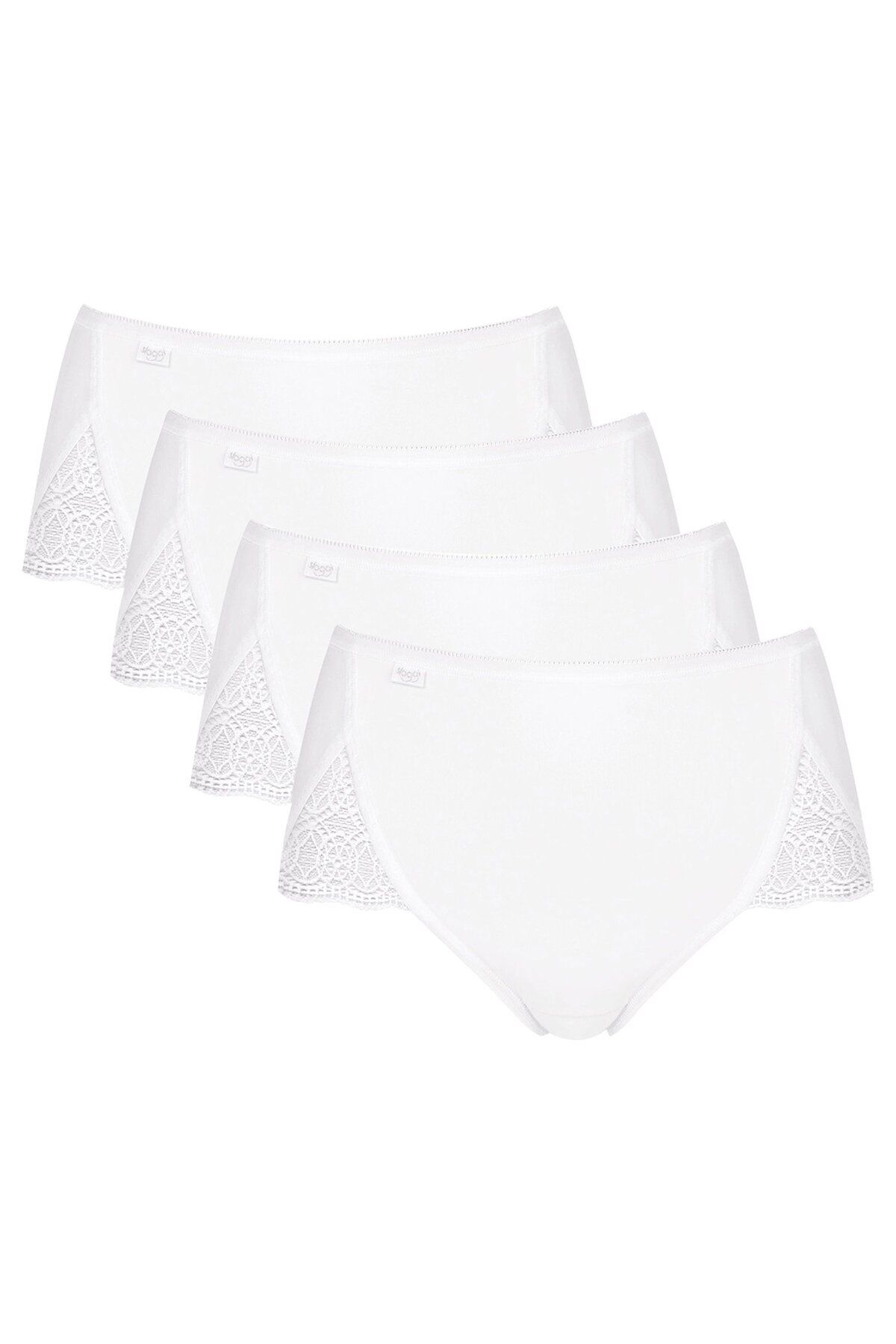 SLOGGI-Damen Slip - Maxi, Pure Sense Luxe, 4er Pack, einfarbig 1