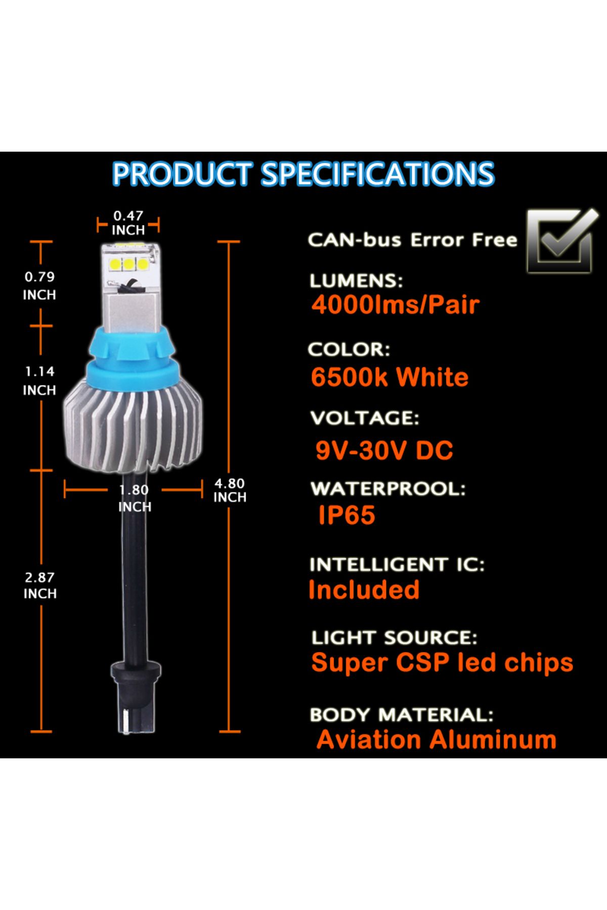 Choice-مصباحان أبيضان LED للرجوع إلى الخلف W16w T15 921 Canbus لسيارة BMW E81 E87 E88 E82 E92 E90 E9 4