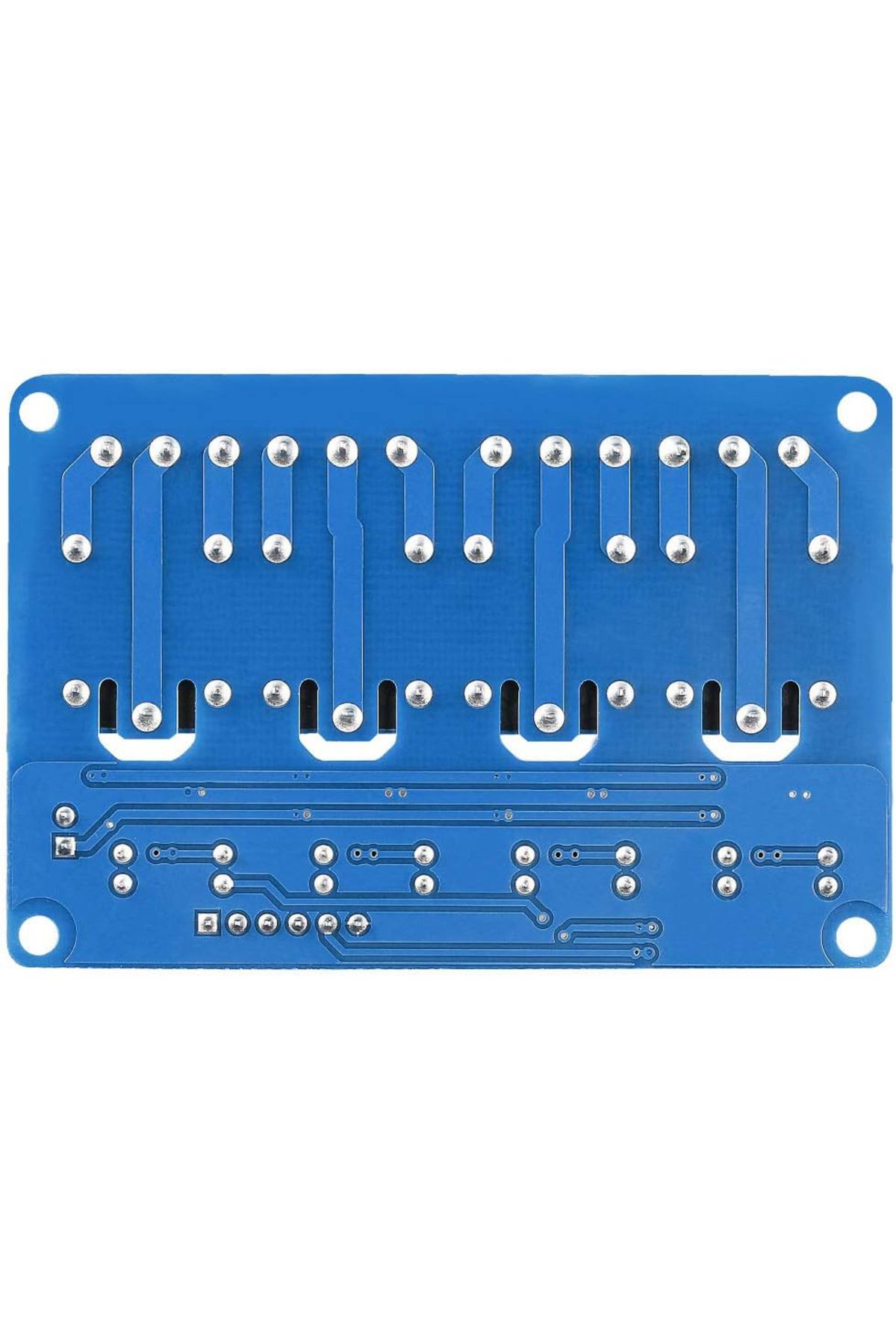 AOKIN-5v 4way Dc 5v 12v 24v 1/2/4/8 Channel Relay Module High And Low Level Trigger Dual Optocoupler Isola 4