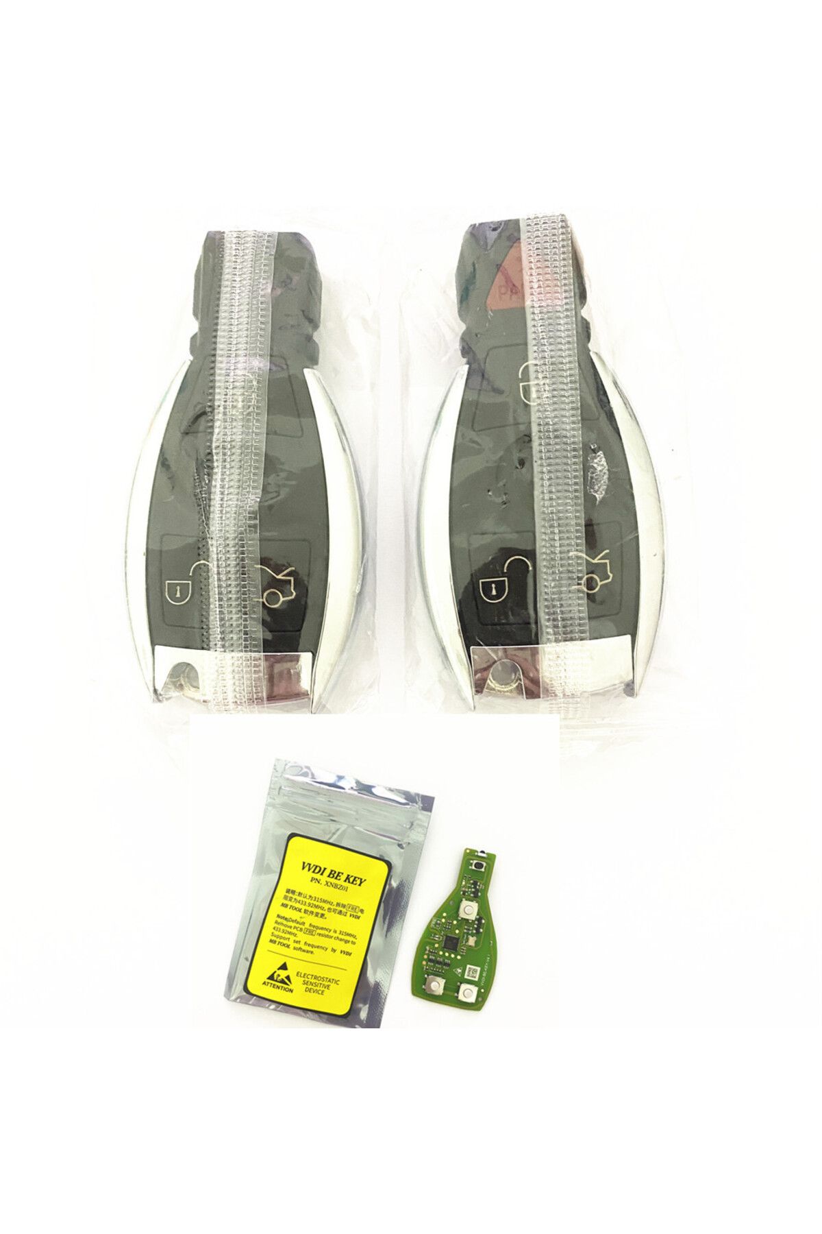 Wilongda-3b Remote Key 1pcs Key Withtoken Xhorse Vvdi Be Key Pro For Benz V4.2 Pcb Remote Chip Improved Versi 2